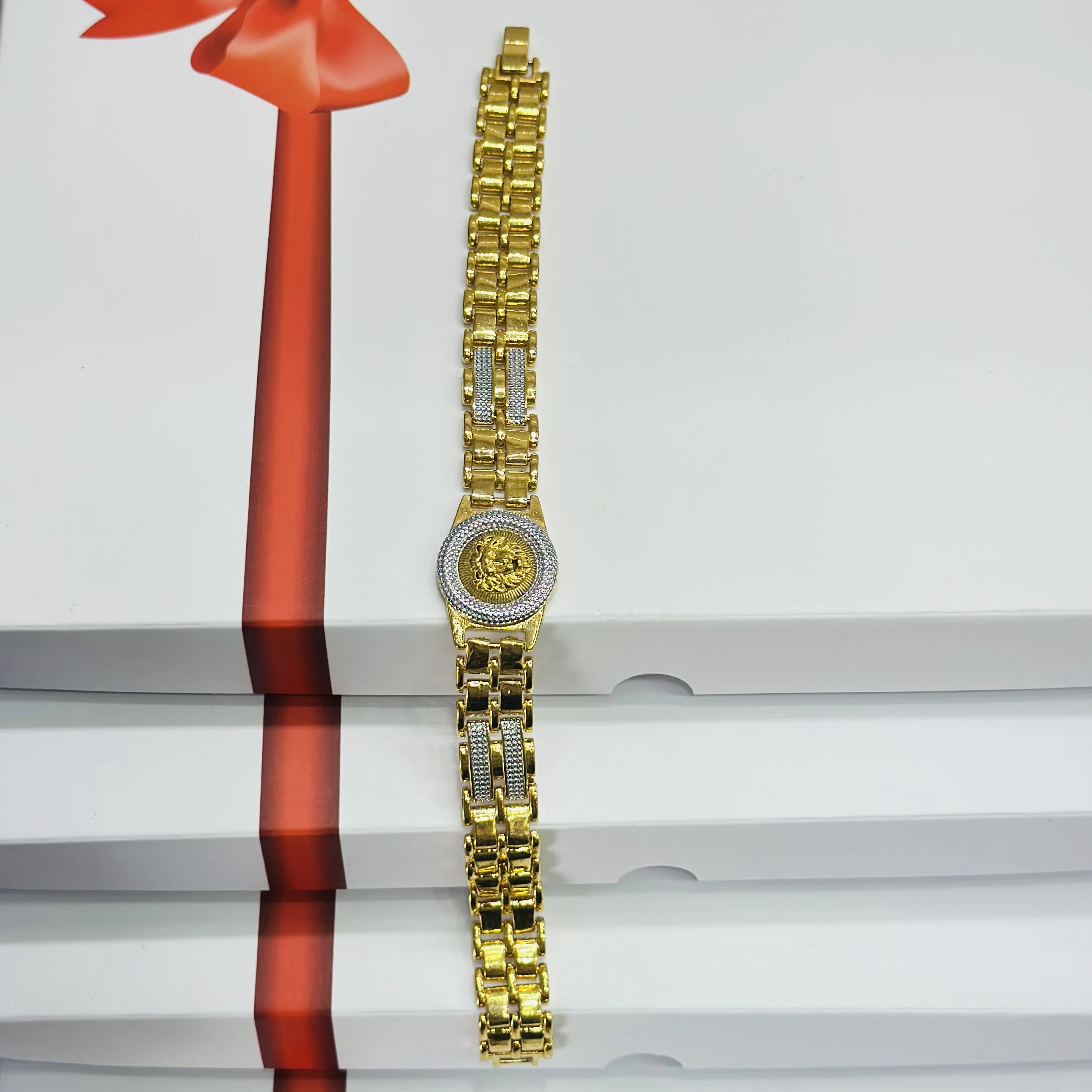 1 GRAM GOLD DIAMOND BRACELET FOR MEN