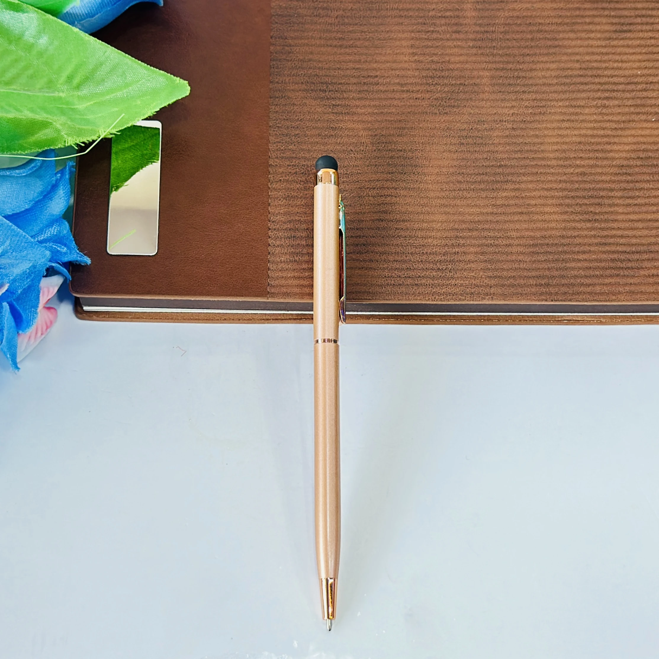 metallic gold ballpoint pen