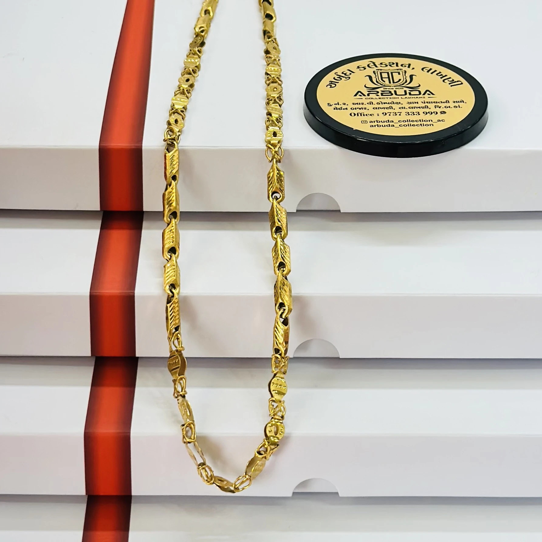 Gold plated design chain