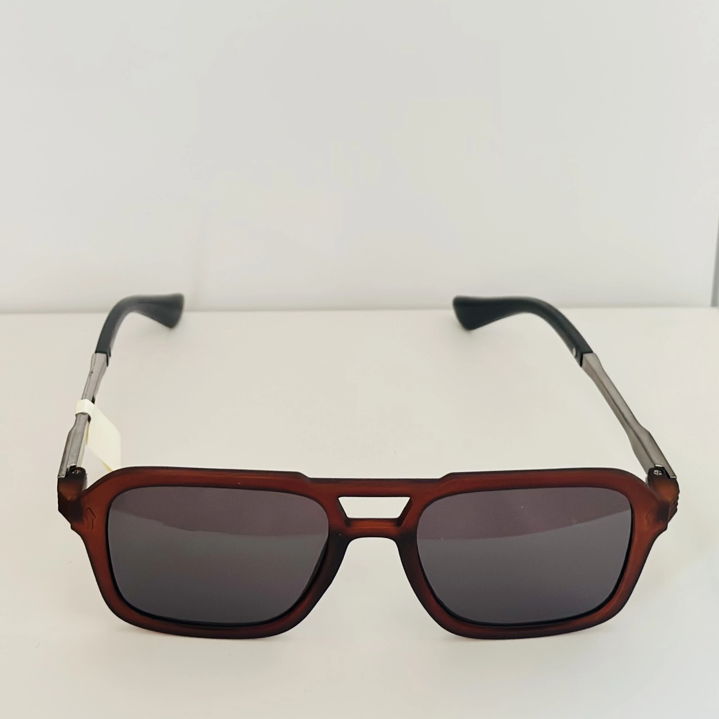Cutler & Gross 1394 aviator sunglasses in a brown/cherry acetate frame.
