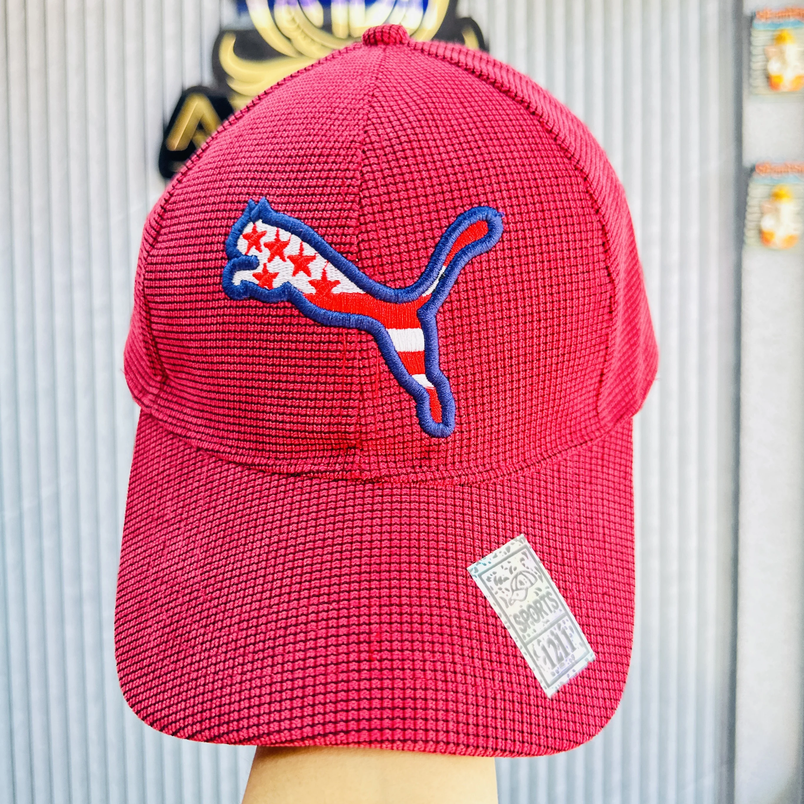Red baseball cap