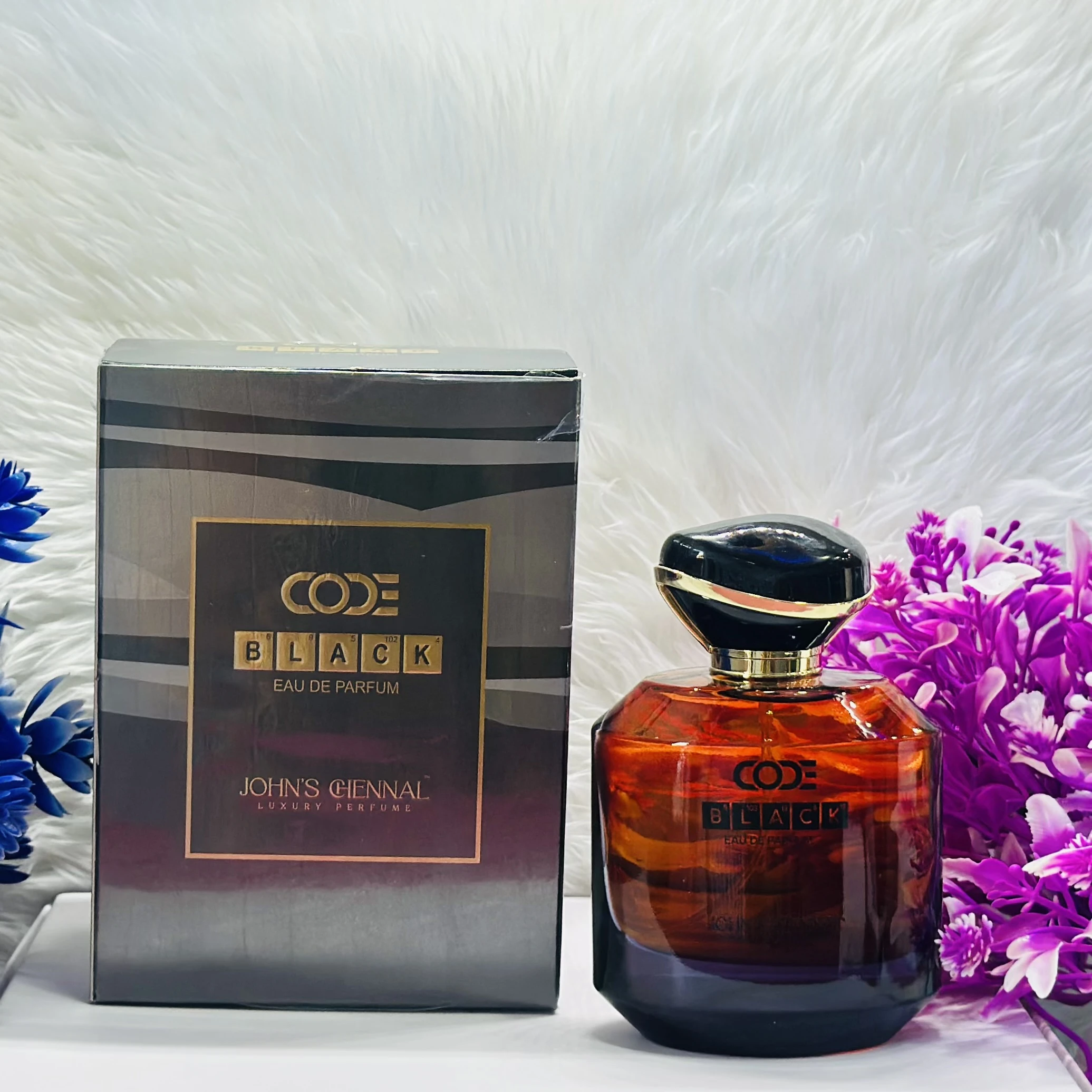 John's Chennal Code Black Eau De Parfume