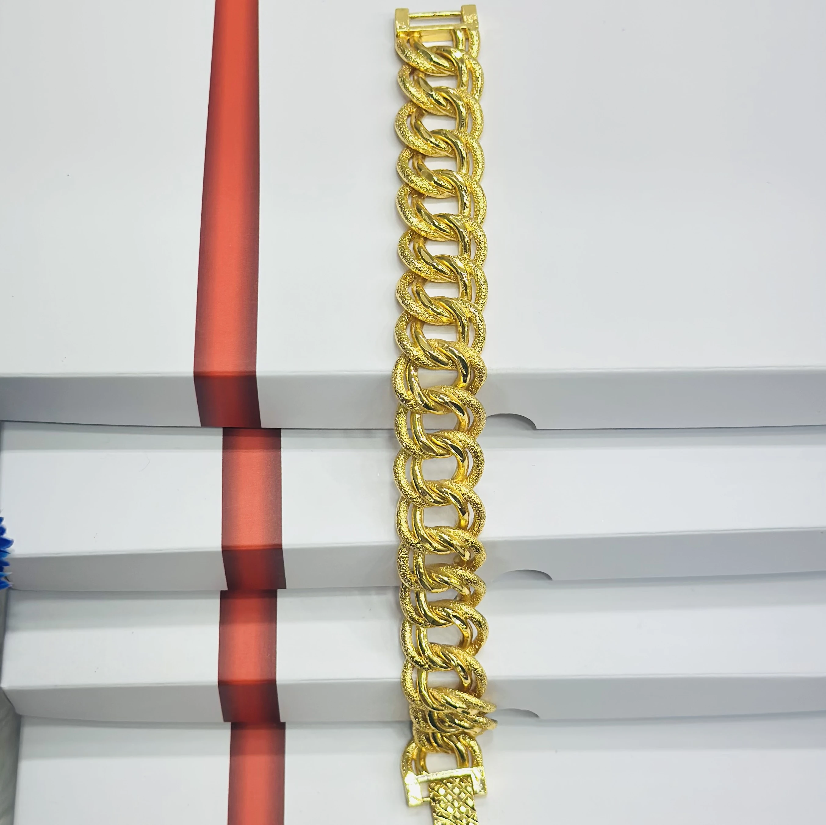 1 GRAM GOLD DIAMOND BRACELET FOR MEN