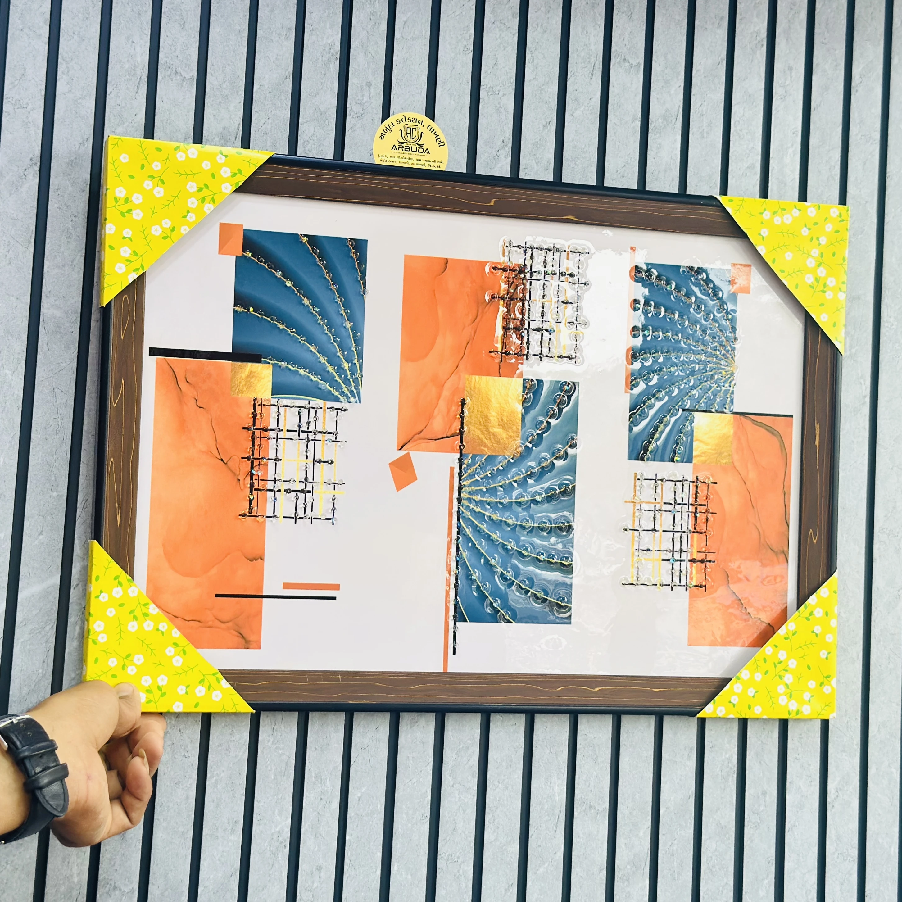 Modern abstract art wall frame(SKU-GN94Y5)