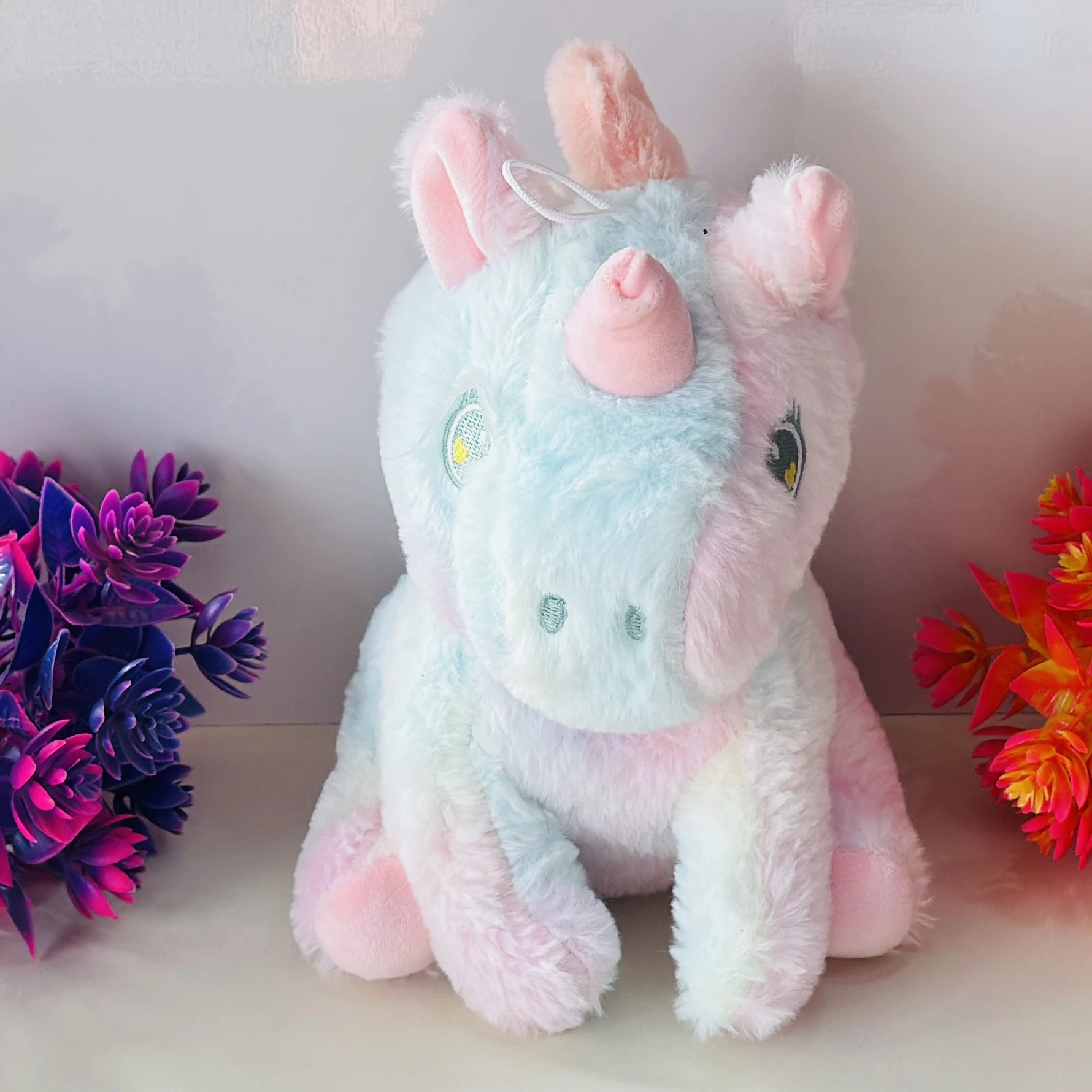 plush, stuffed unicorn toy