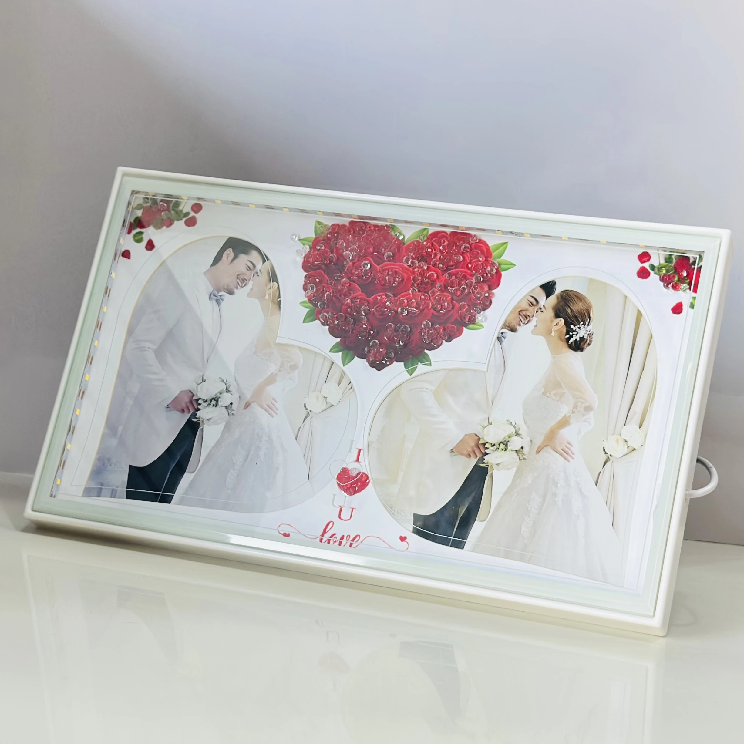 LED Lighted Heart Photo Frame(SKU-KCRGR3)