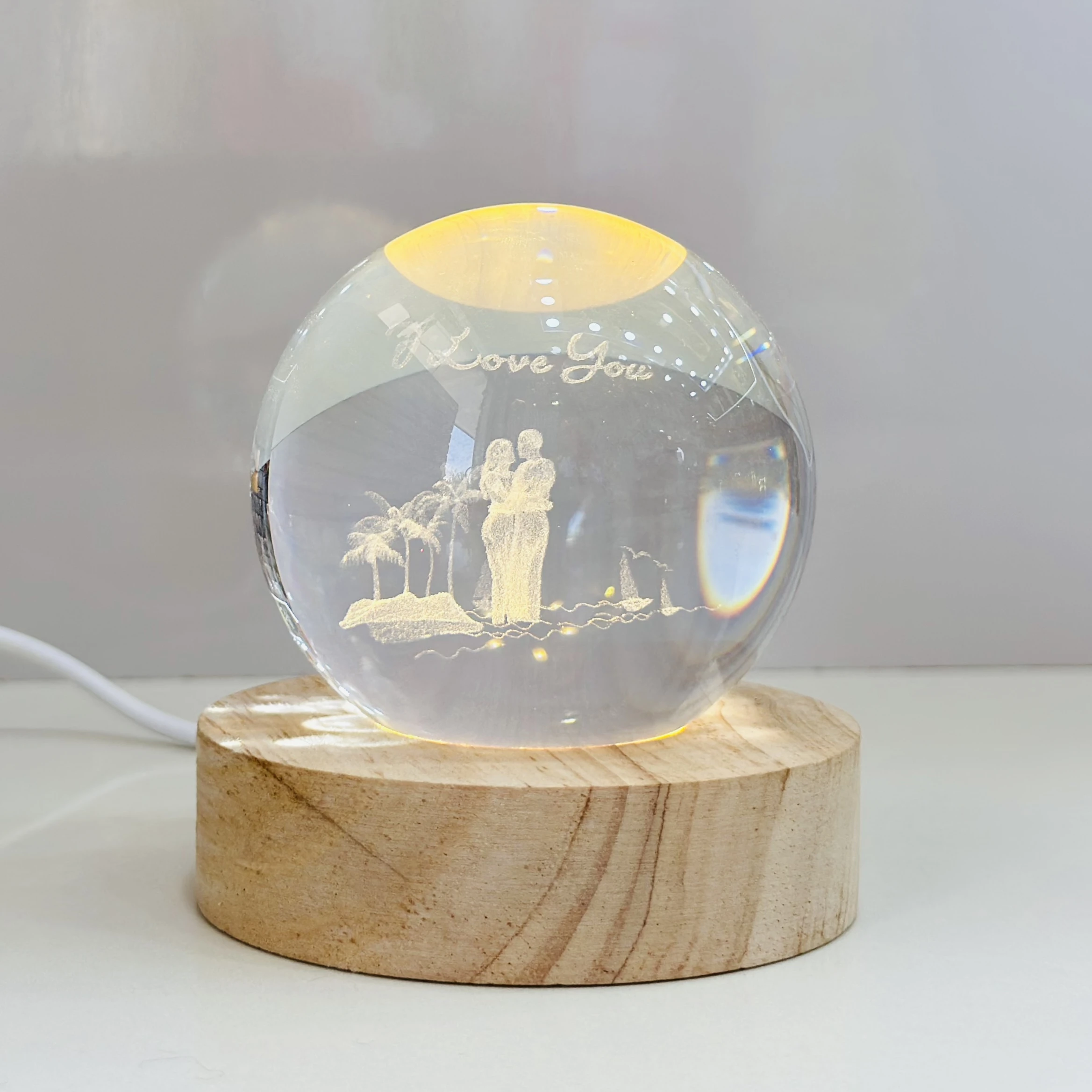 LED Galaxy Crystal Ball(SKU-POXHI3)