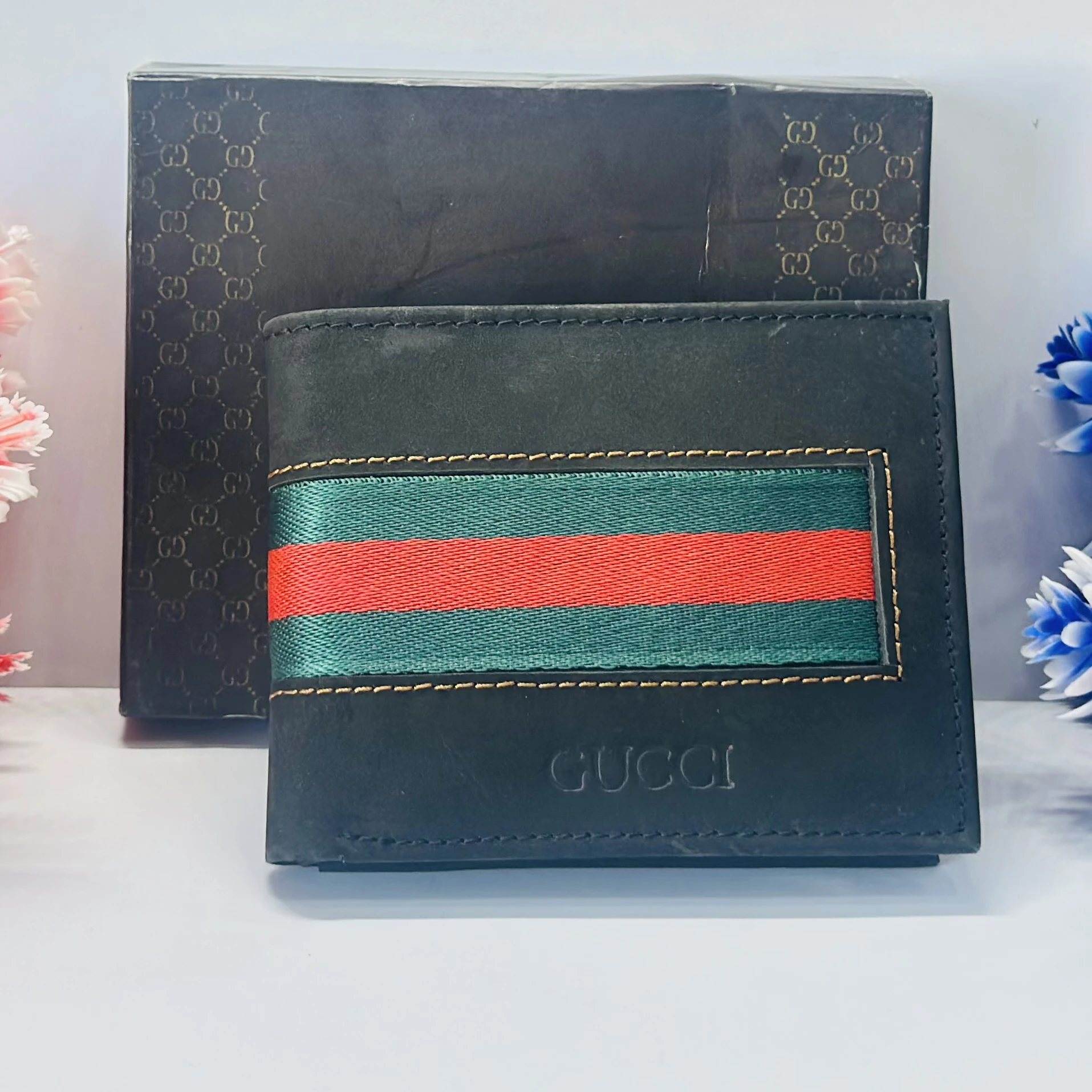 Premium Quality Stripe Slimfold Wallet