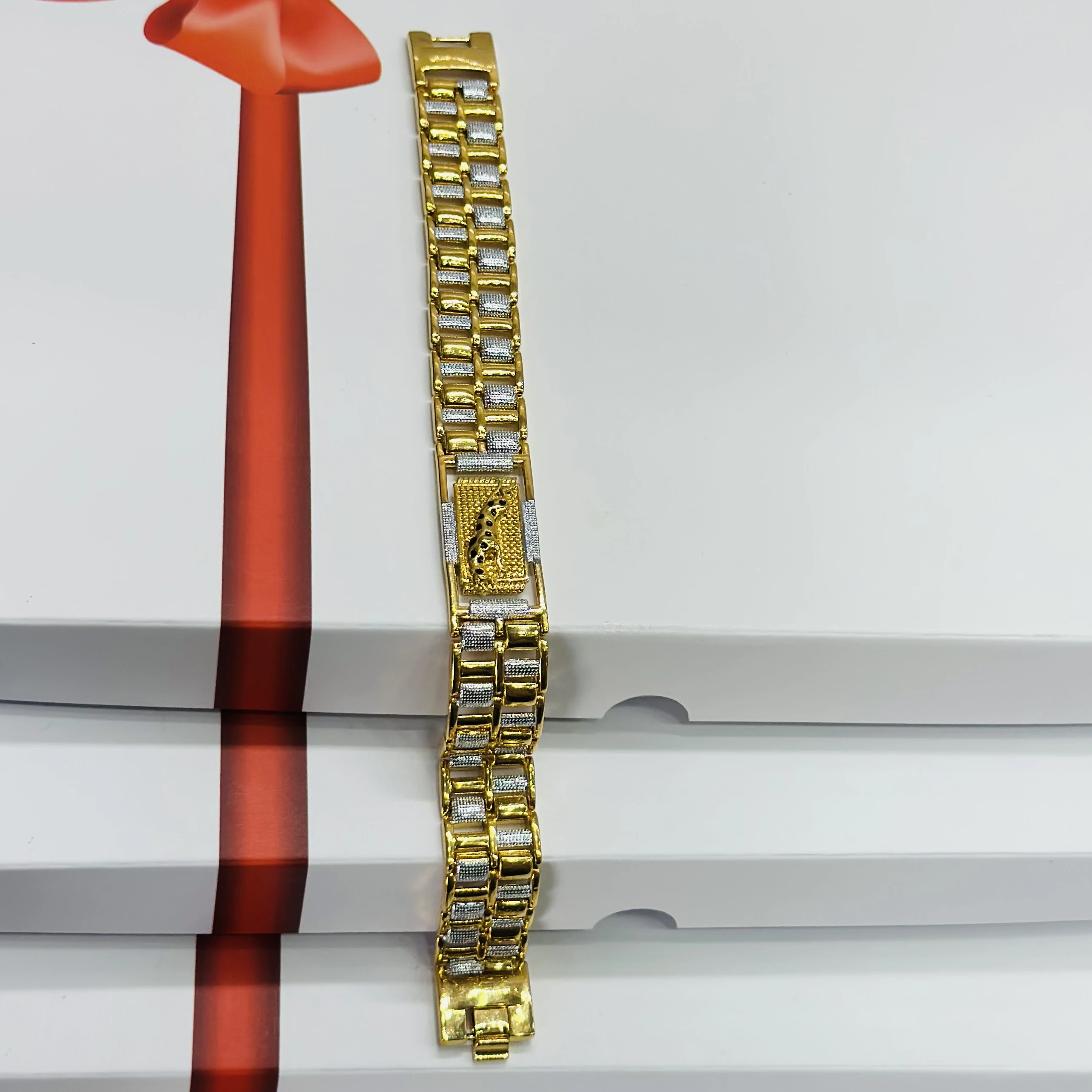 1 GRAM GOLD DIAMOND BRACELET FOR MEN