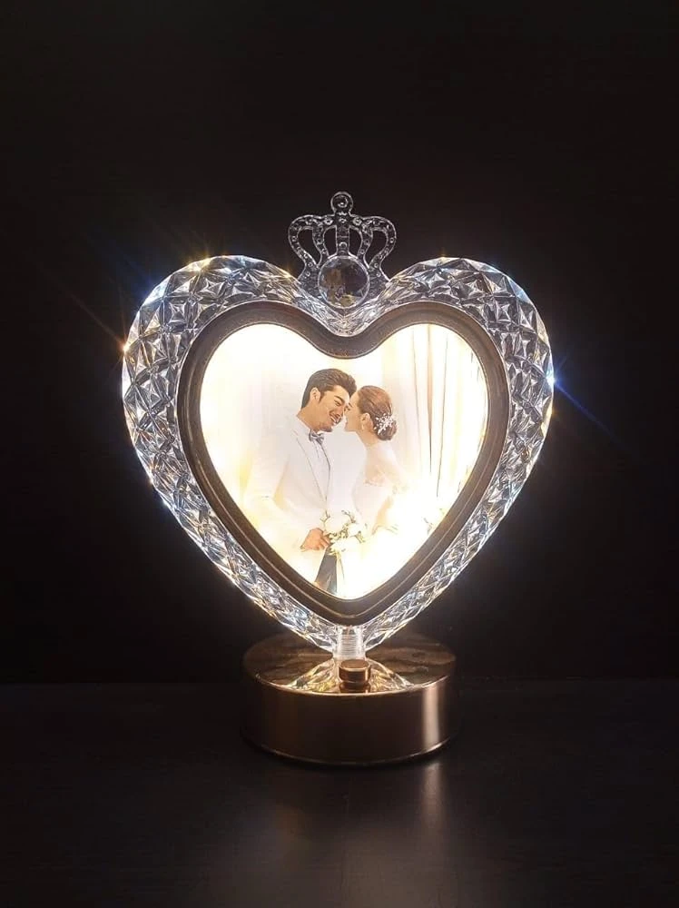 Romantic LED Dome Lamp with Kissing Couple
