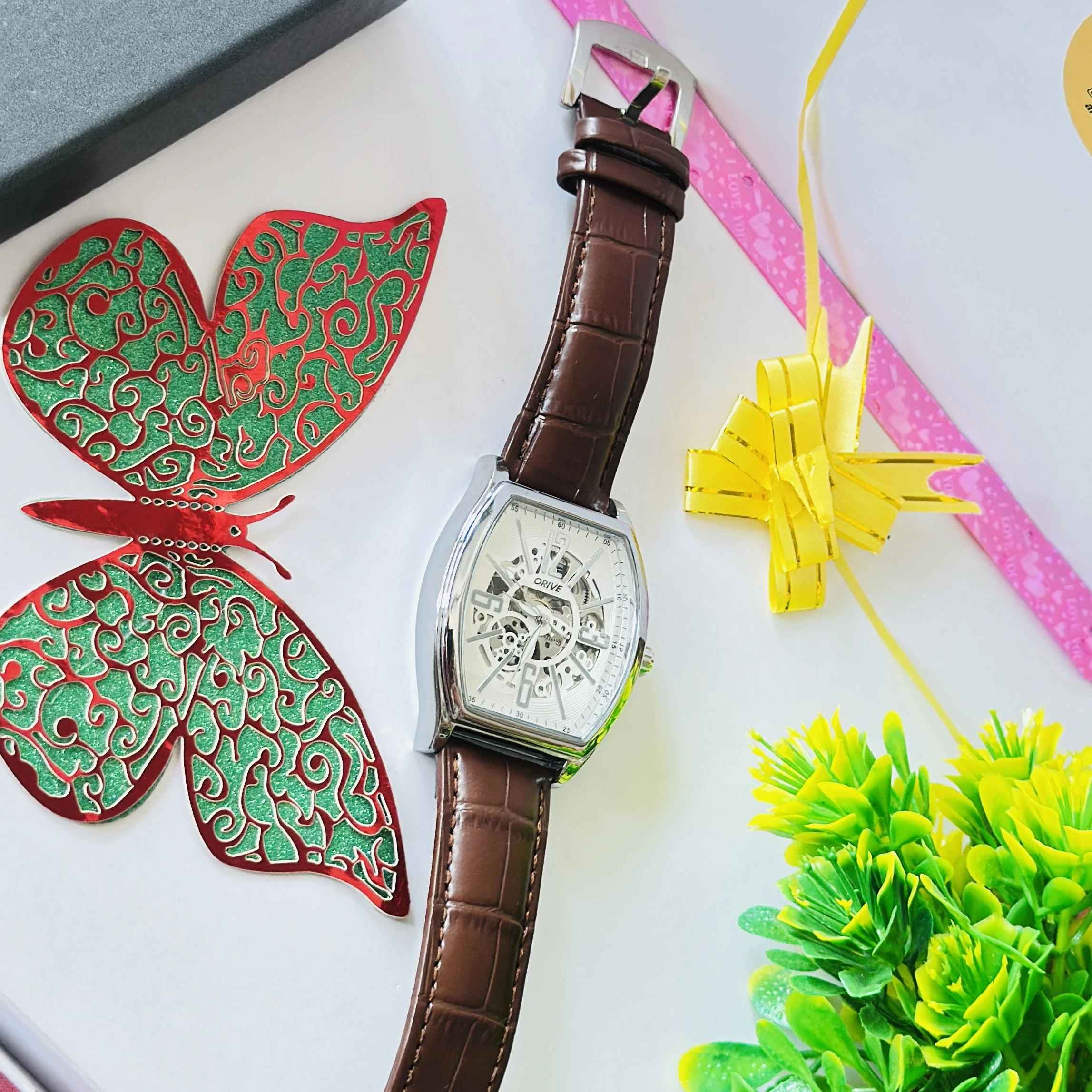 an automatic skeleton watch