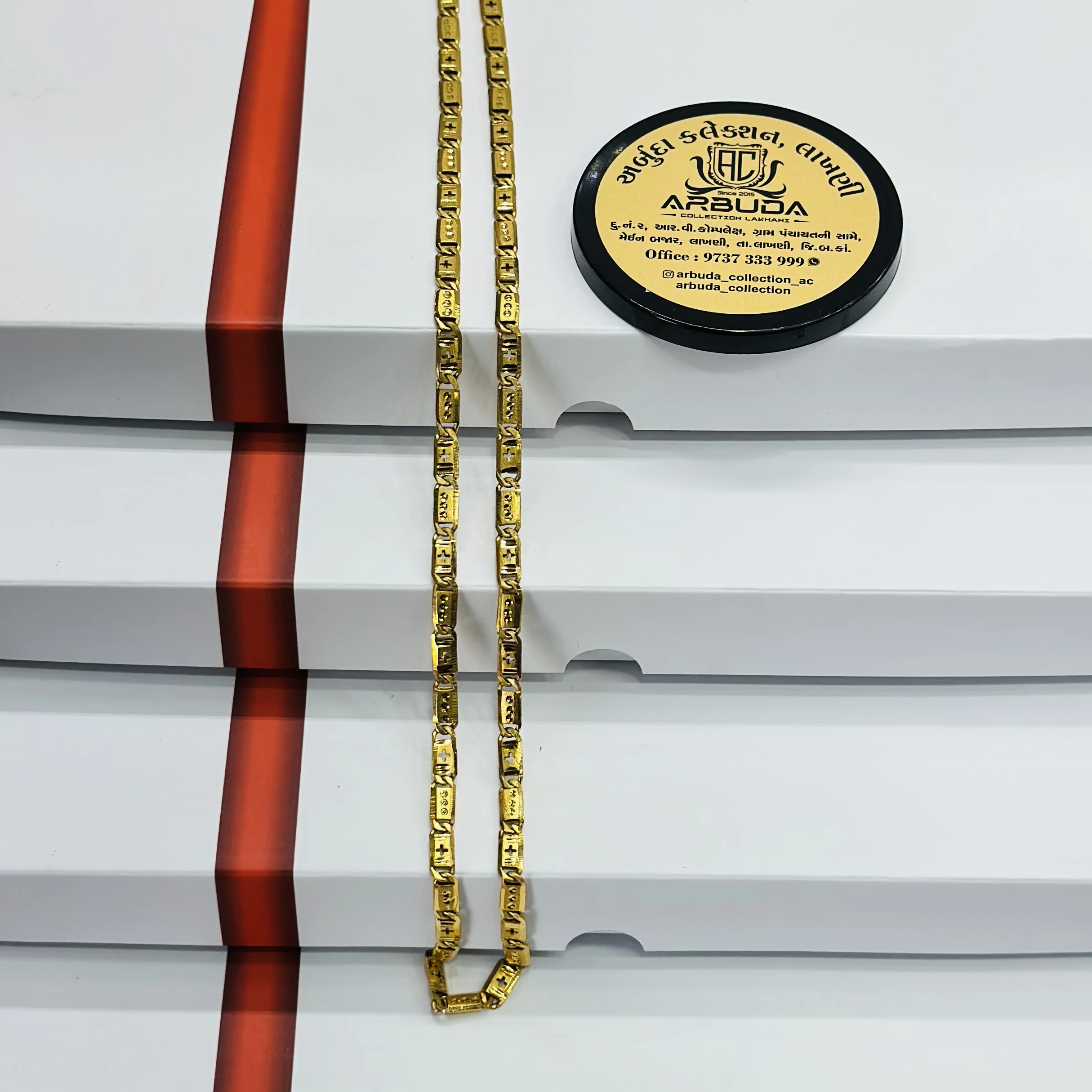 Gold plated design chain