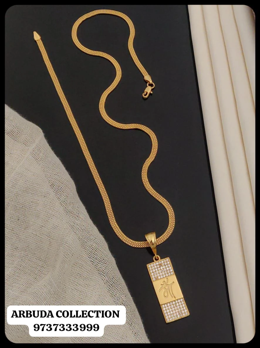 Gold plated pendant