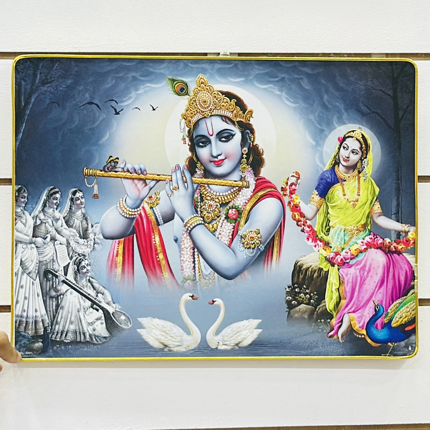 Radha Krishna wall painting…… ZQ675W