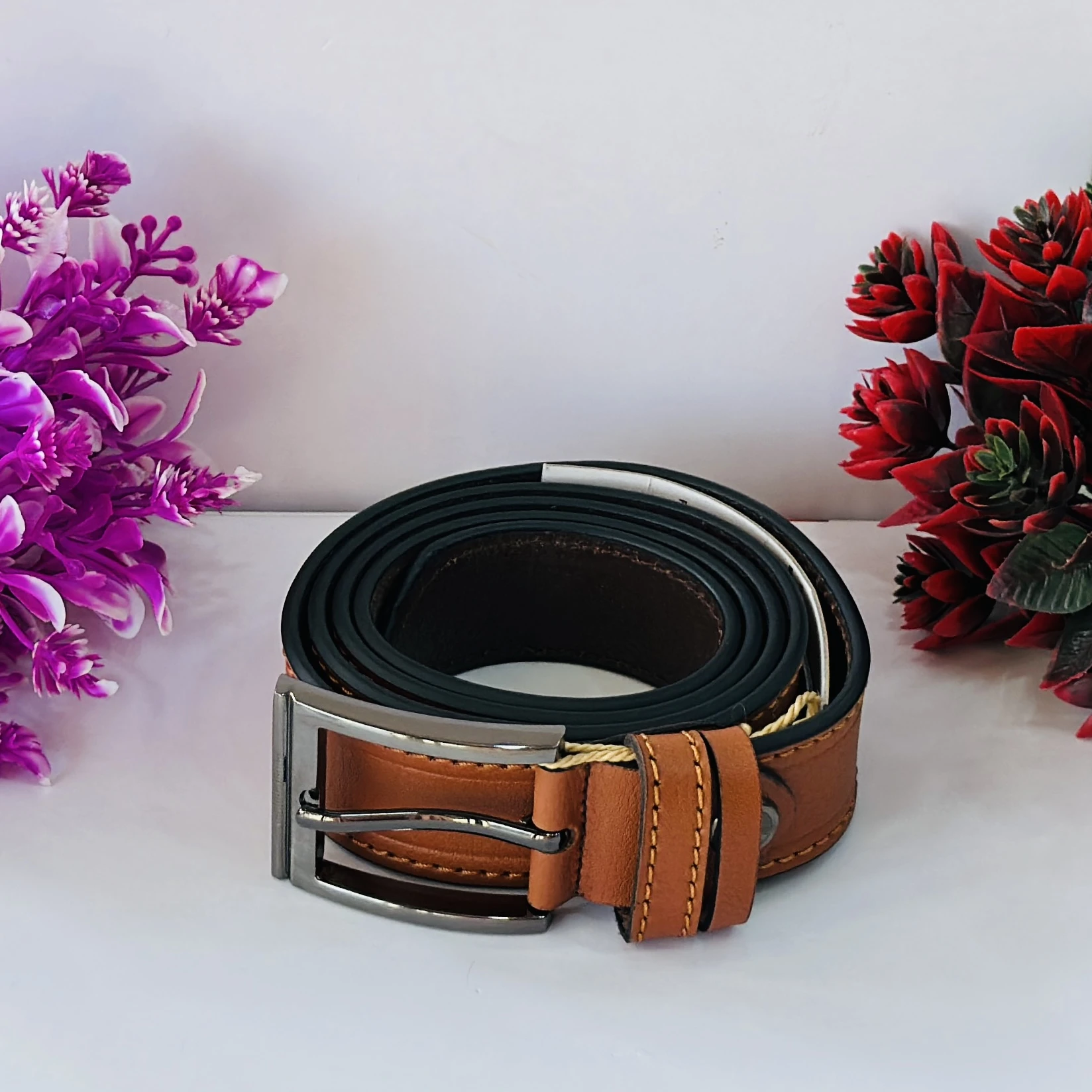 Leather World buckle belt