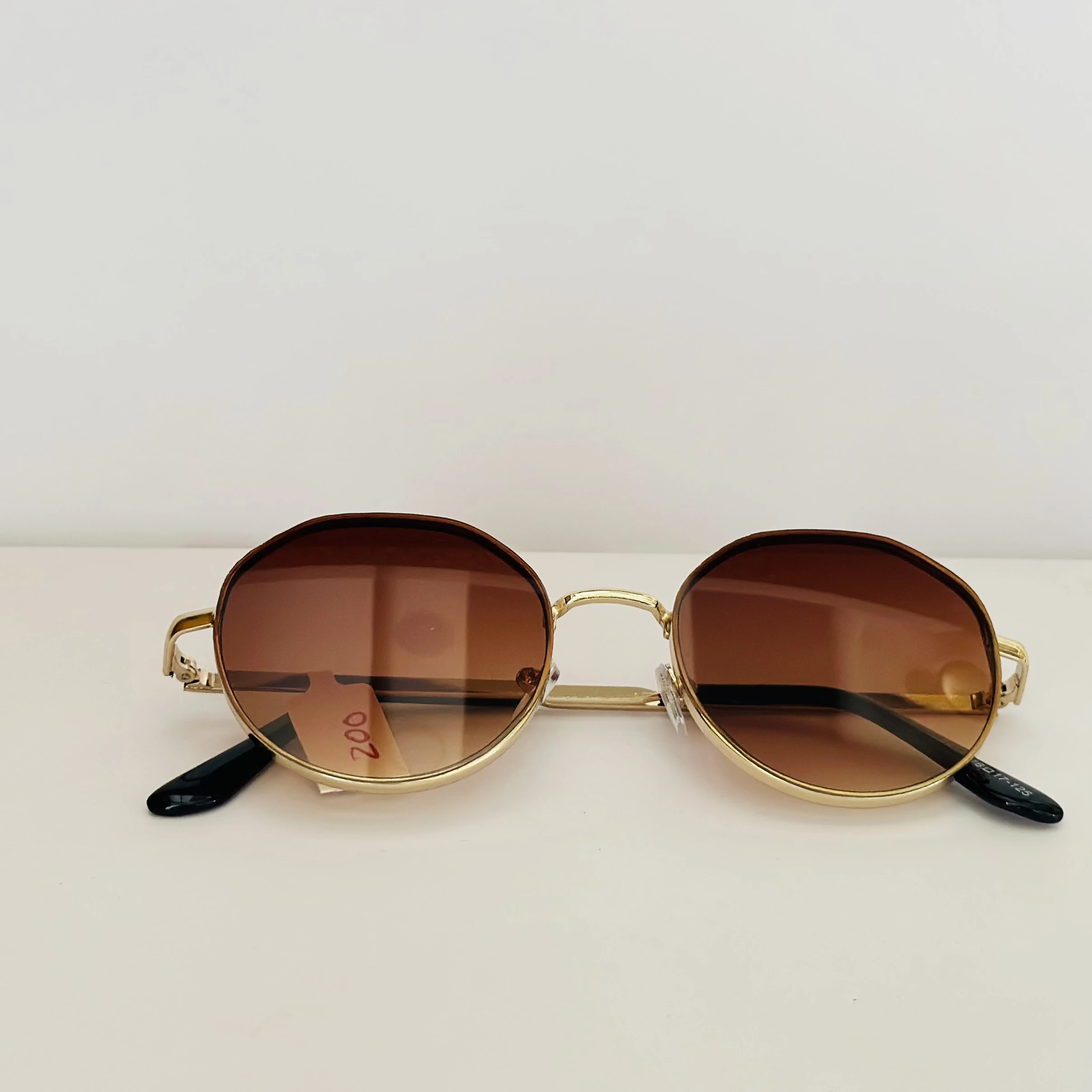 Golden Round Fashion Sunglasses