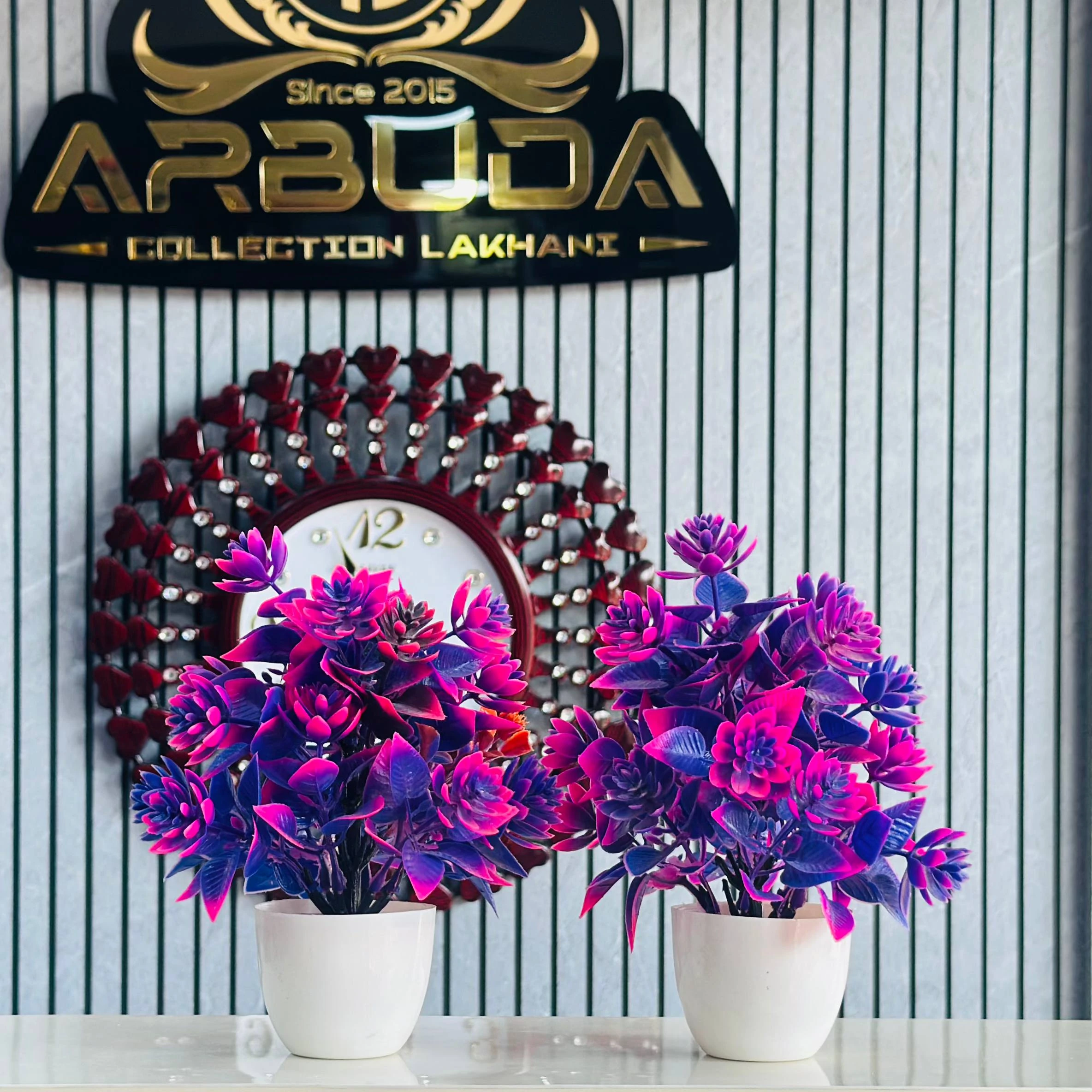 Flower Plants with Pot Showcase Decoration Plants Flowers