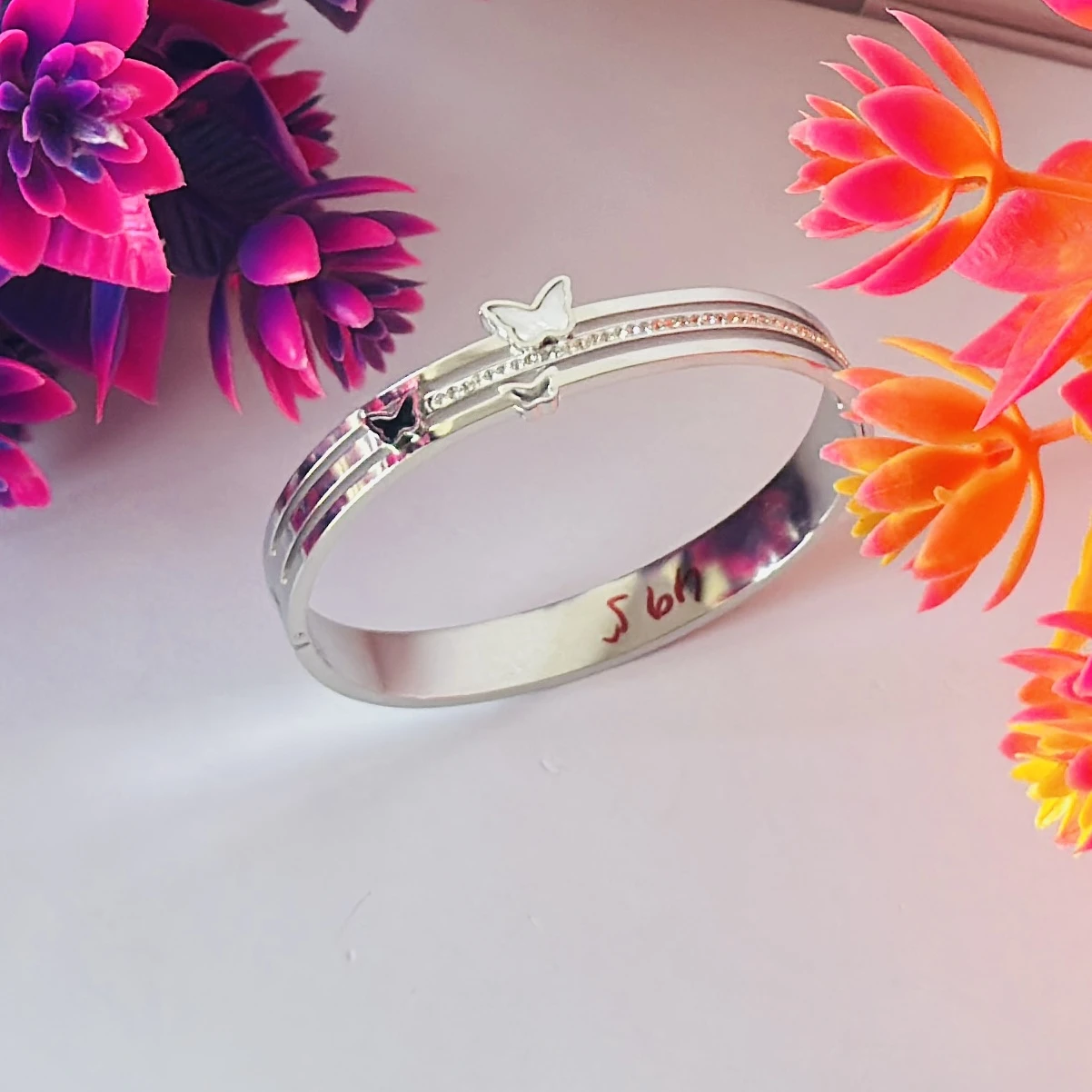 Silver Butterfly Bracelet for Women