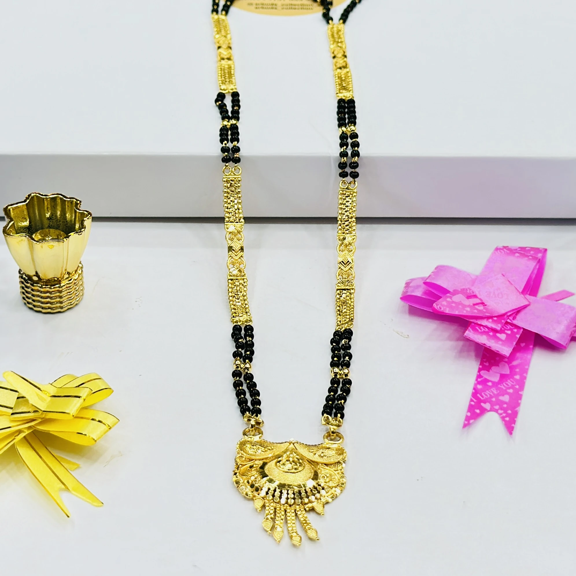 Gold plated alloy mangalsutra