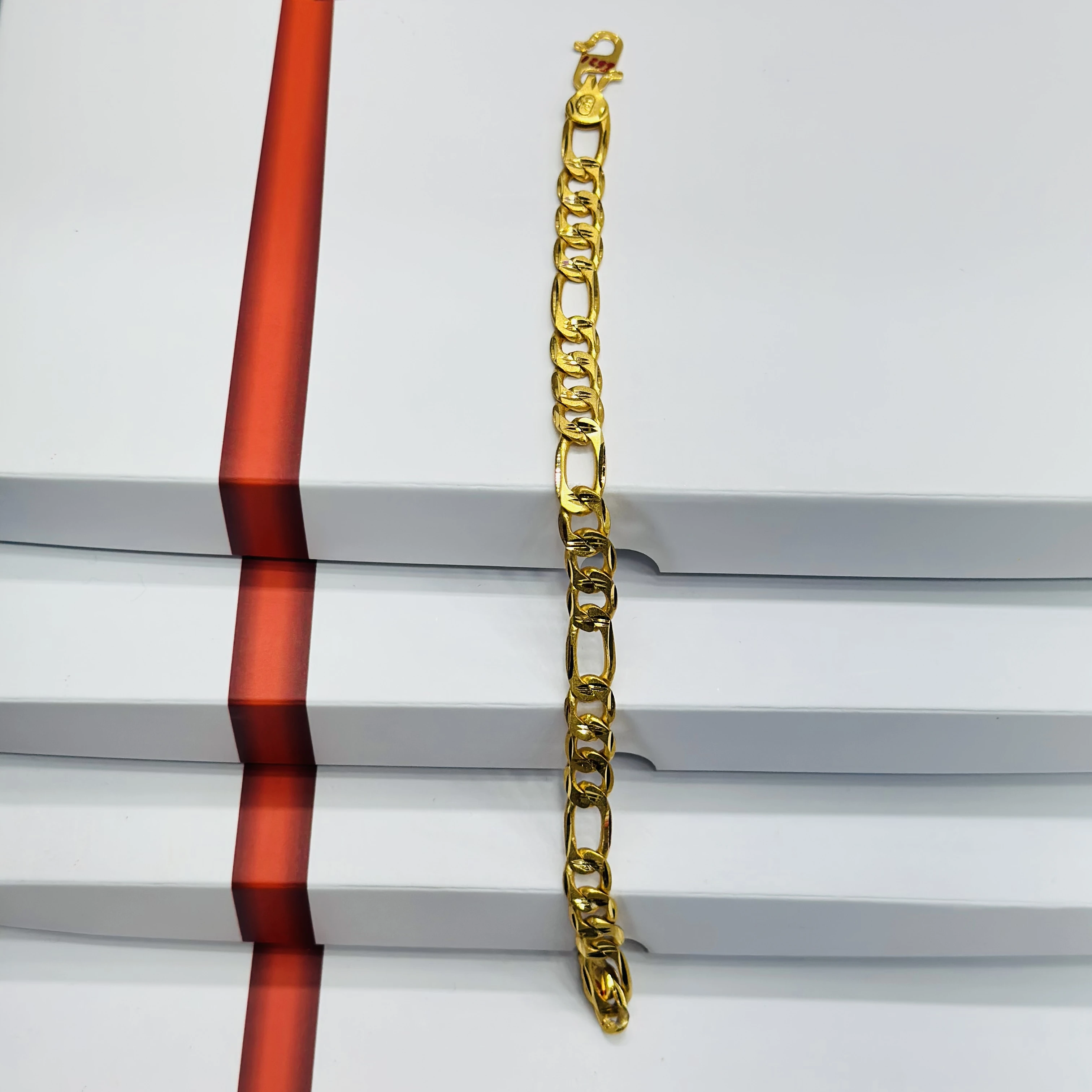 1 GRAM GOLD DIAMOND BRACELET FOR MEN