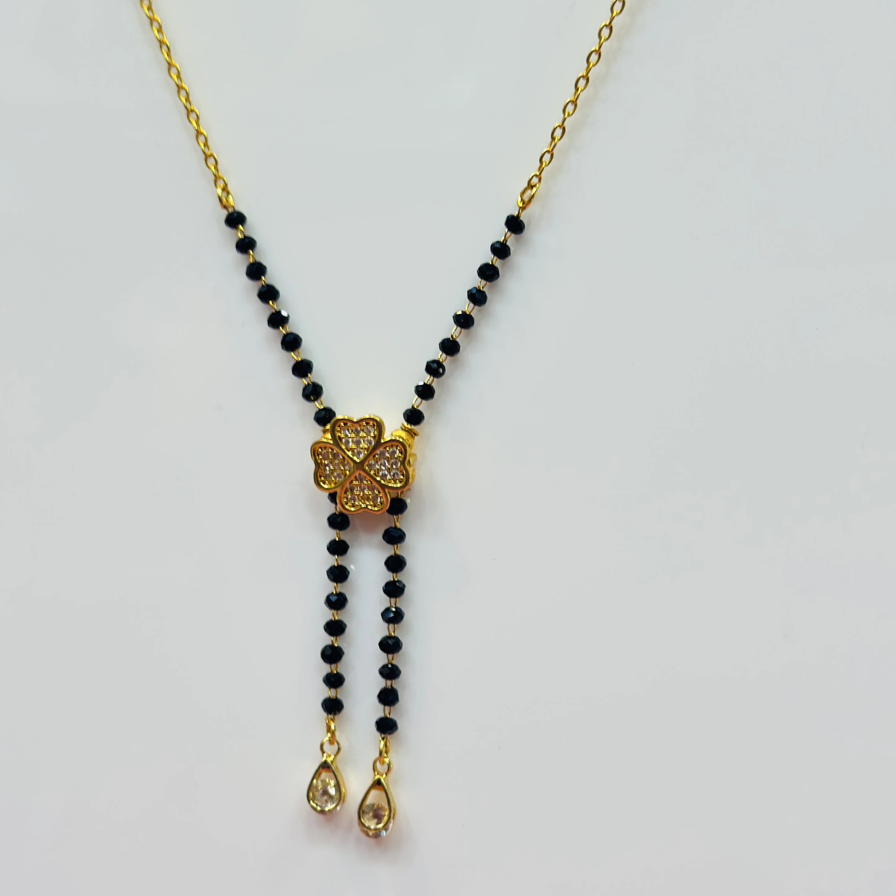 Gold plated mangalsutra
