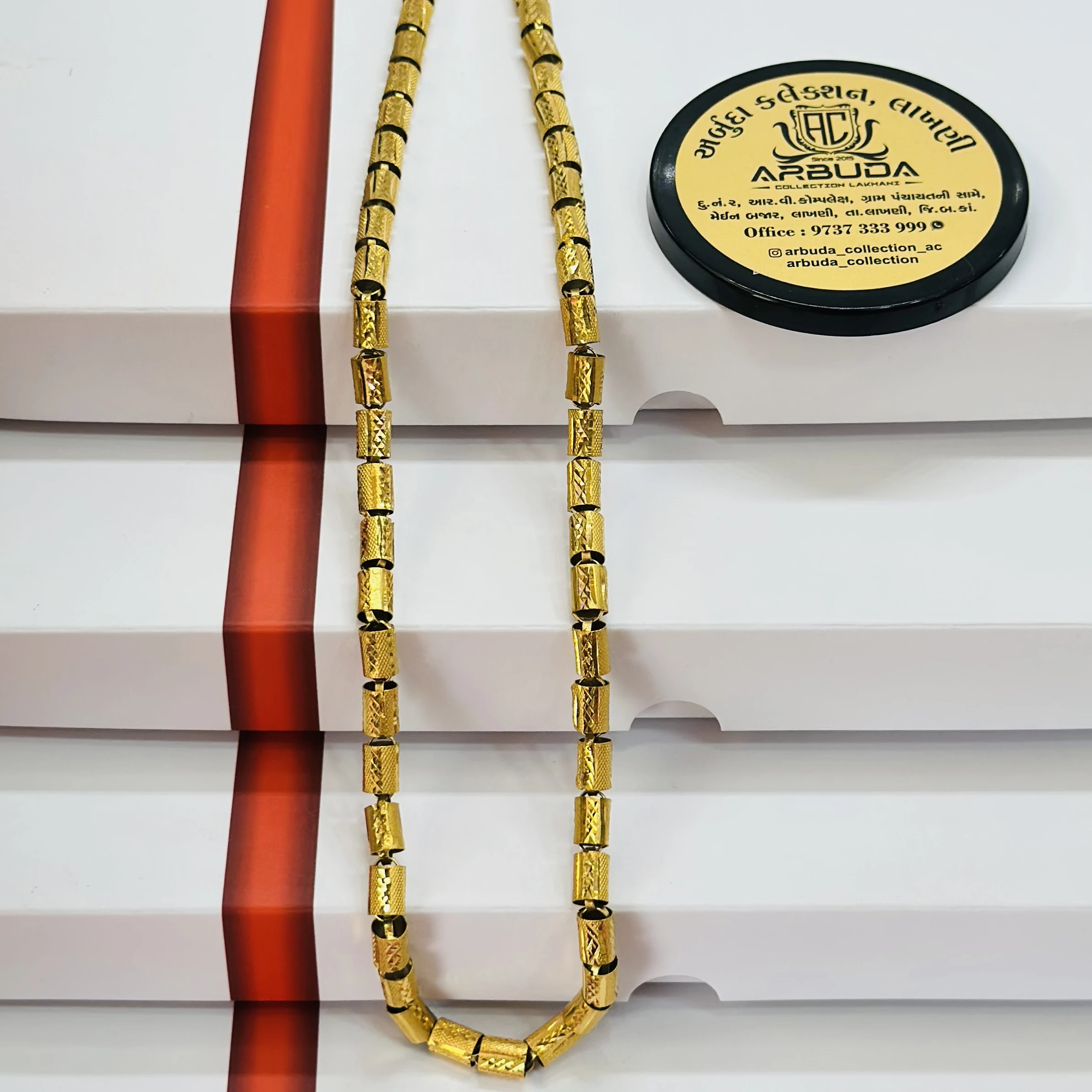 Gold plated design chain