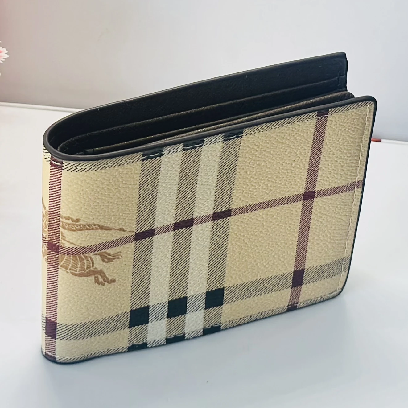 Burberry Nova Check bifold wallet