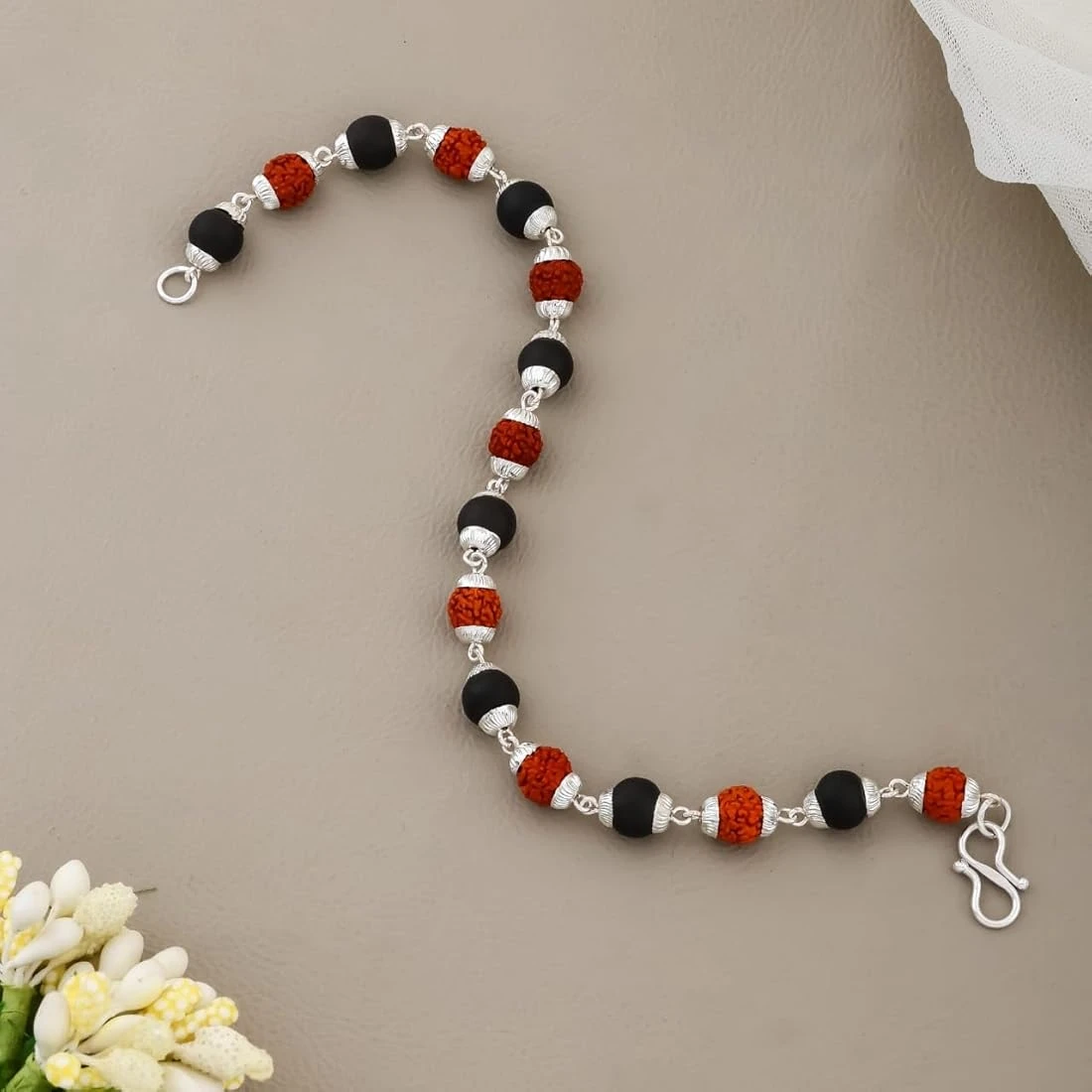 Rudraksha Karungali bracelet
