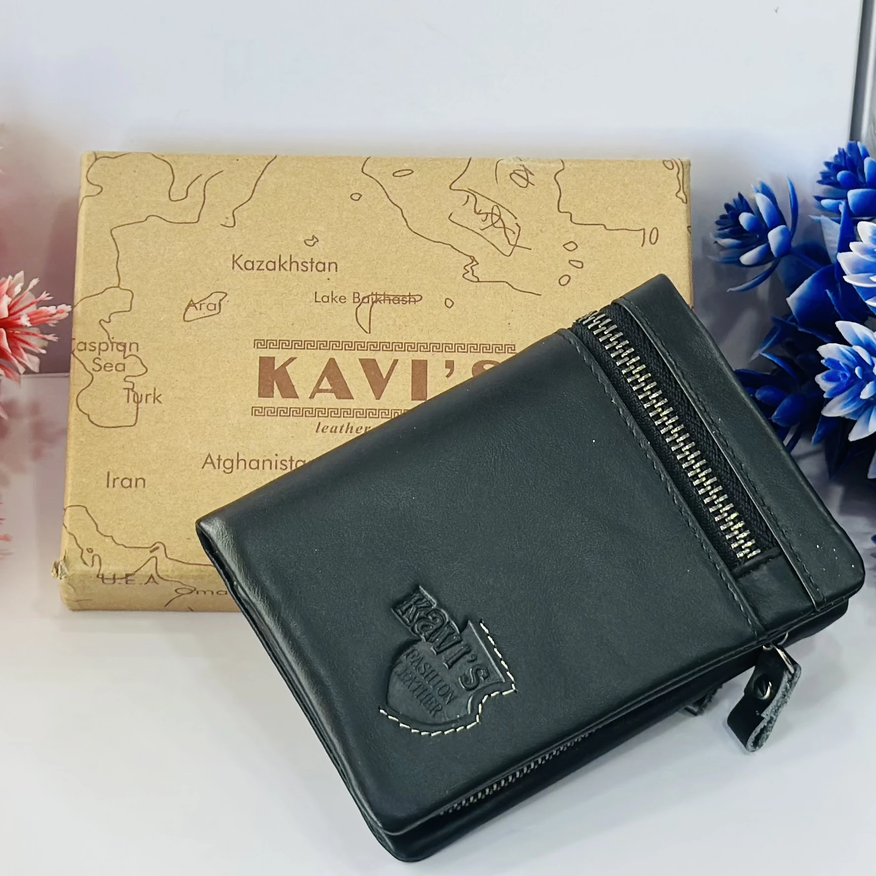 Kavi's genuine leather men's wallet