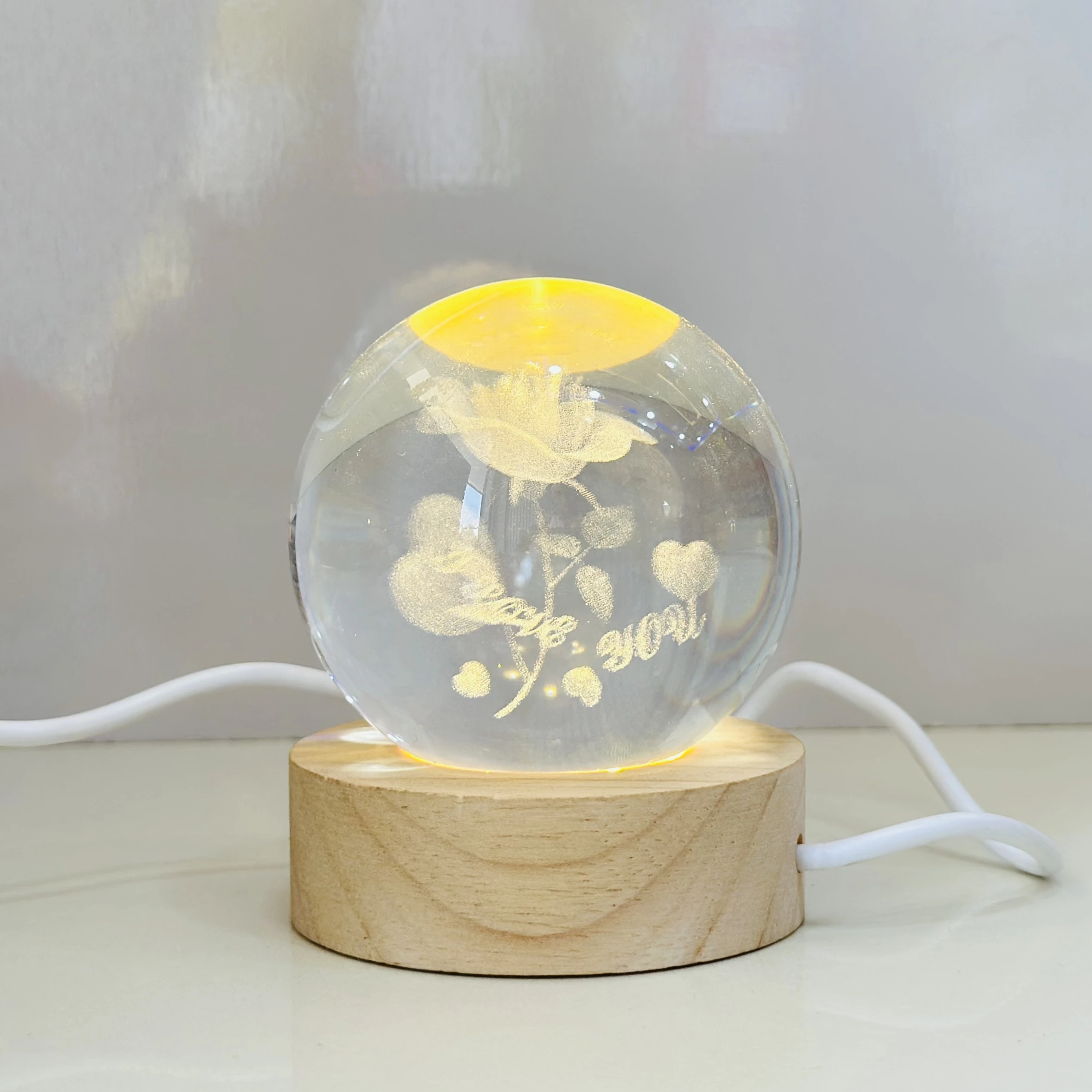 LED Galaxy Crystal Ball(SKU-FSQYKI)