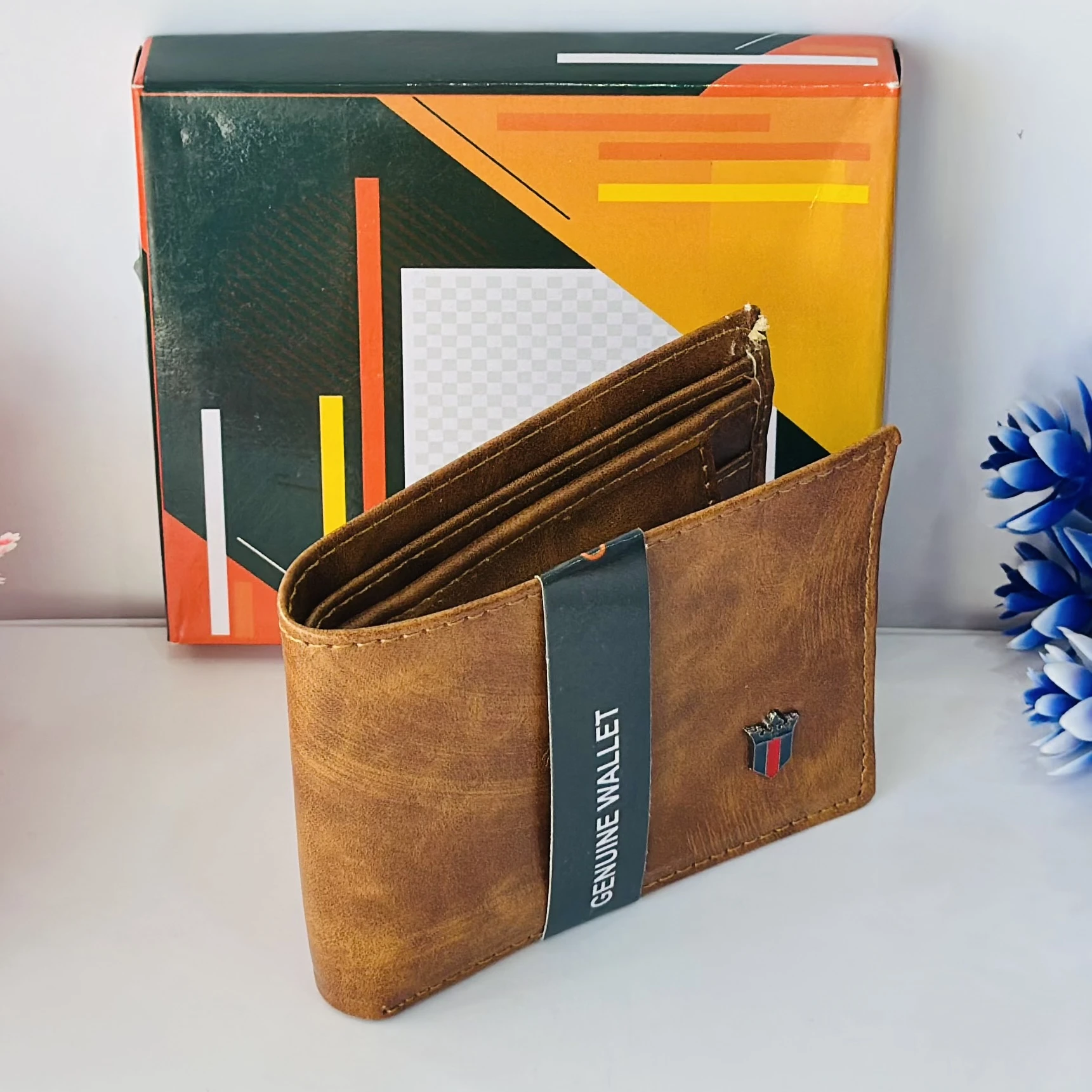 perfect sized artificial leather wallet