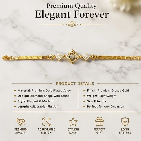 Premium Gold plated Rakhi