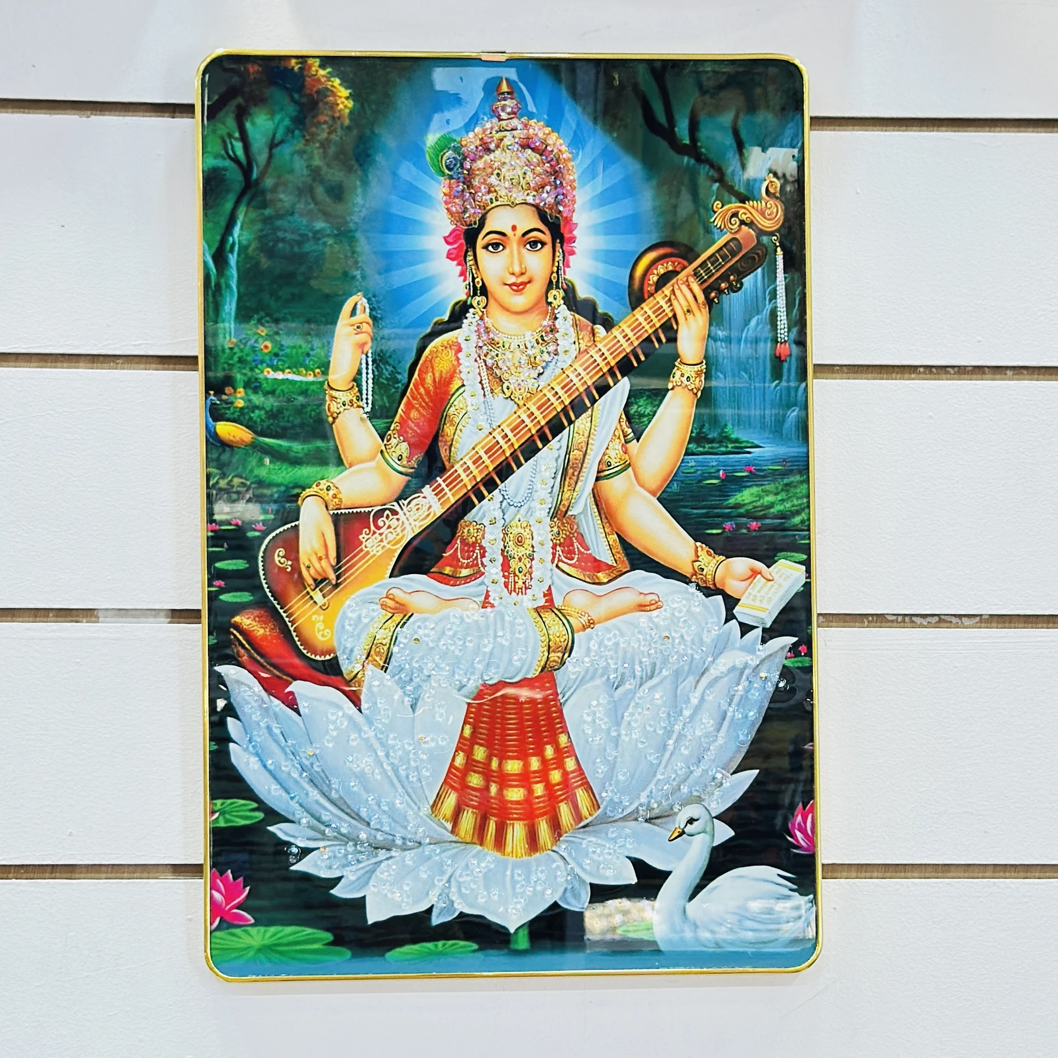 Hindu goddess Saraswati,……STF5PN