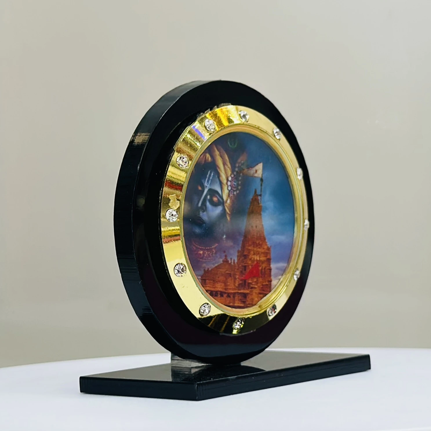 Decorative Radha Krishna car dashboard idol or showpiece.