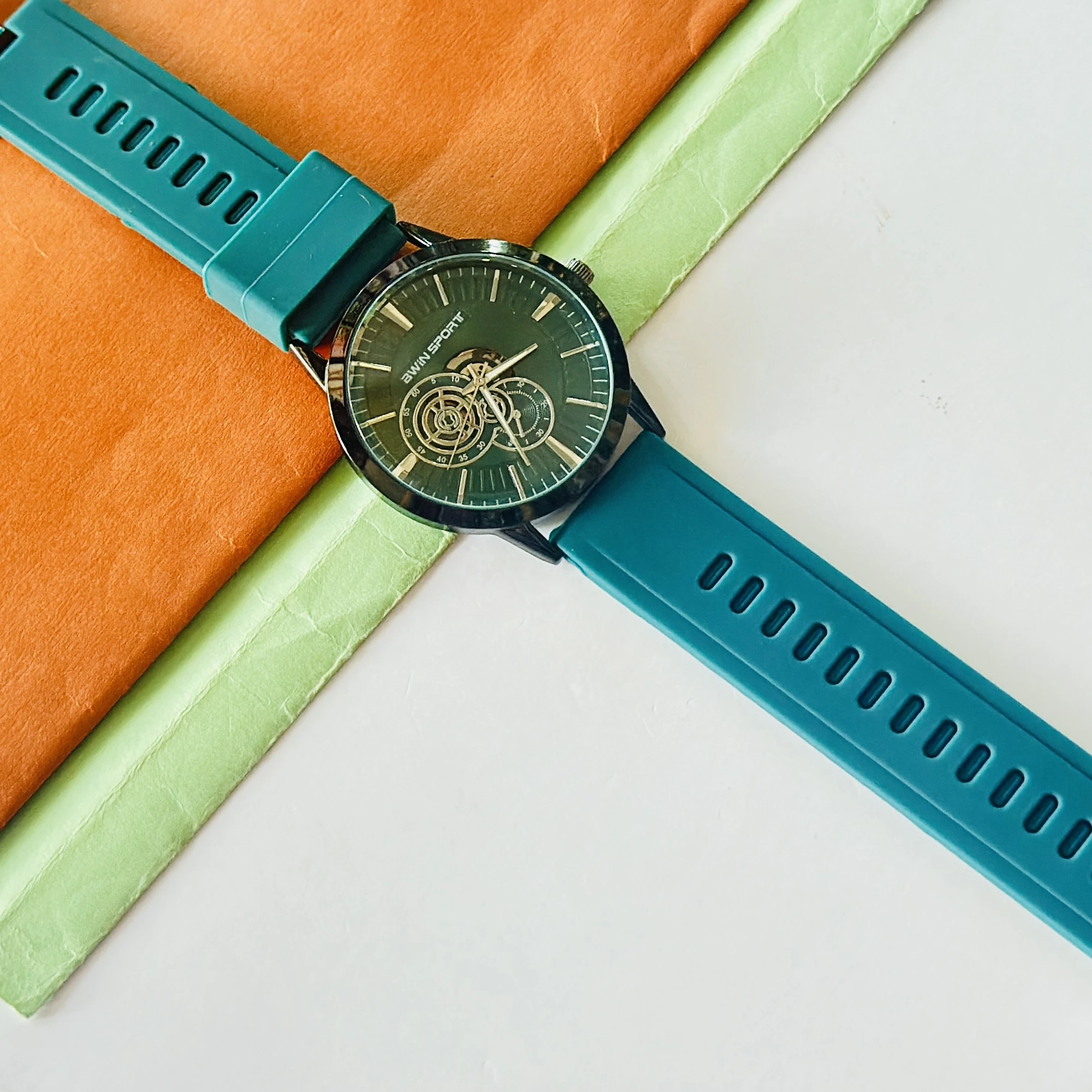 watch appears to be a generic analog sports