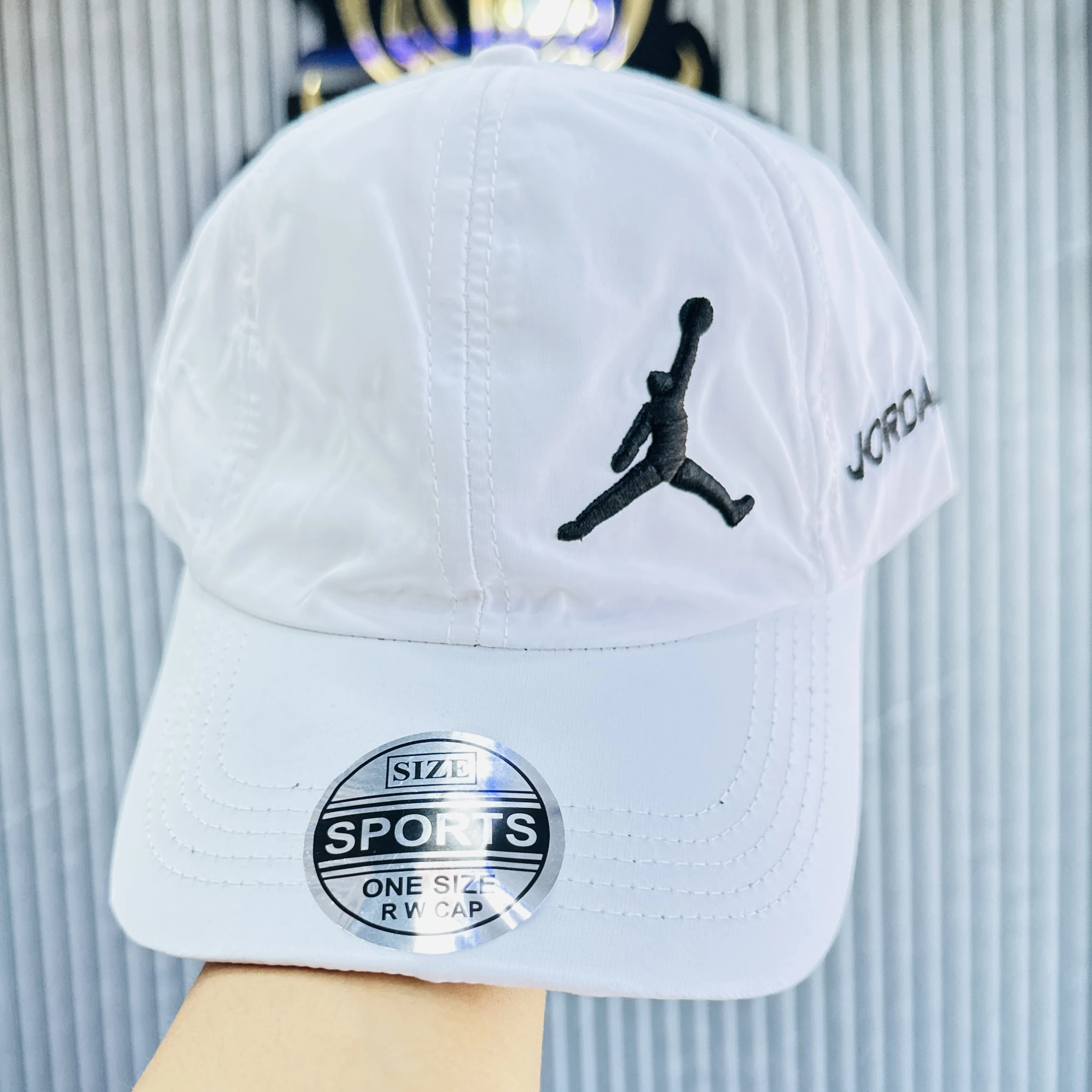 white Nike Unisex Jordan  Baseball Cap,.