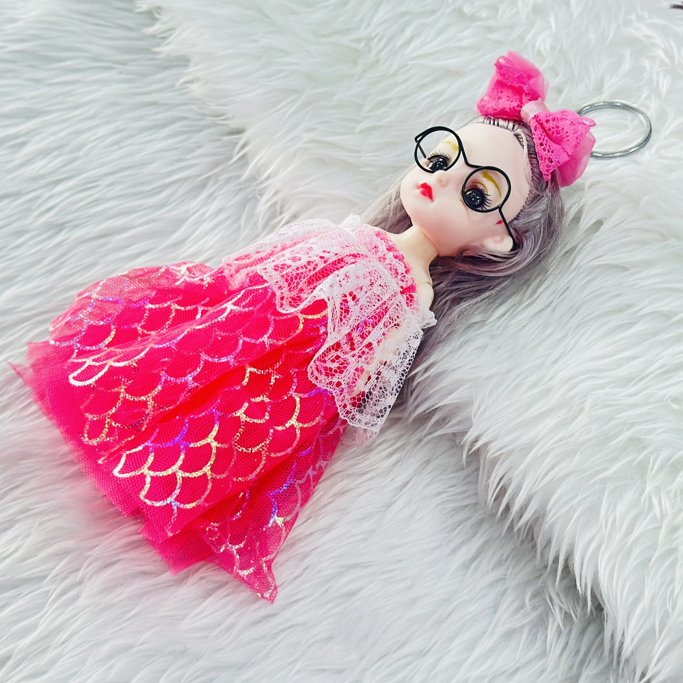 fashionable doll keychain