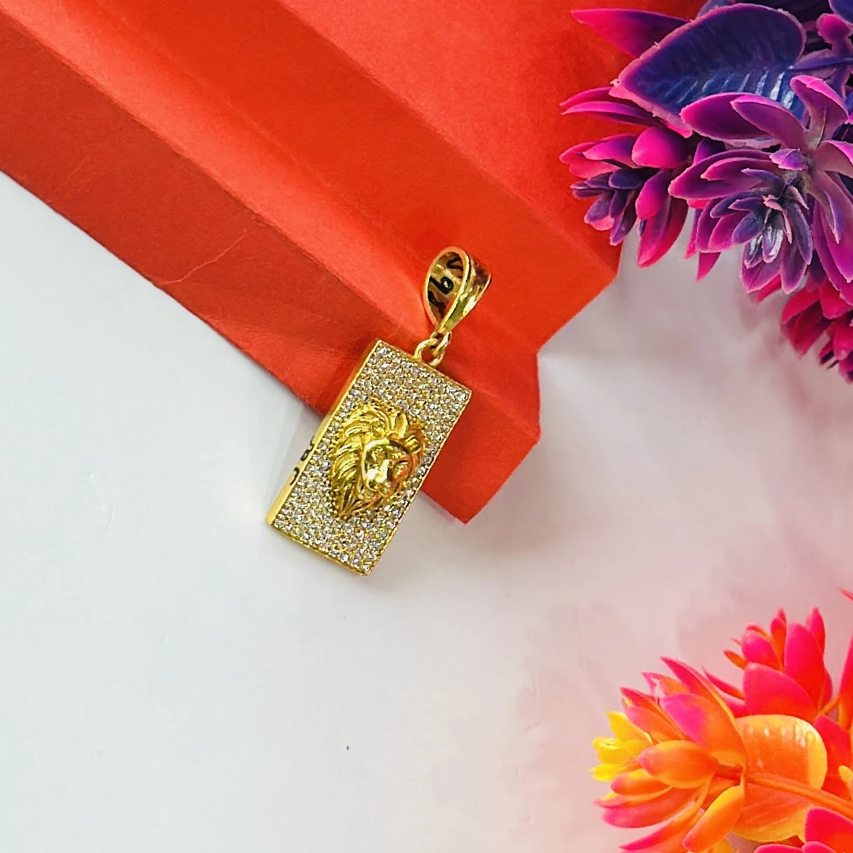 Gold plated pendant