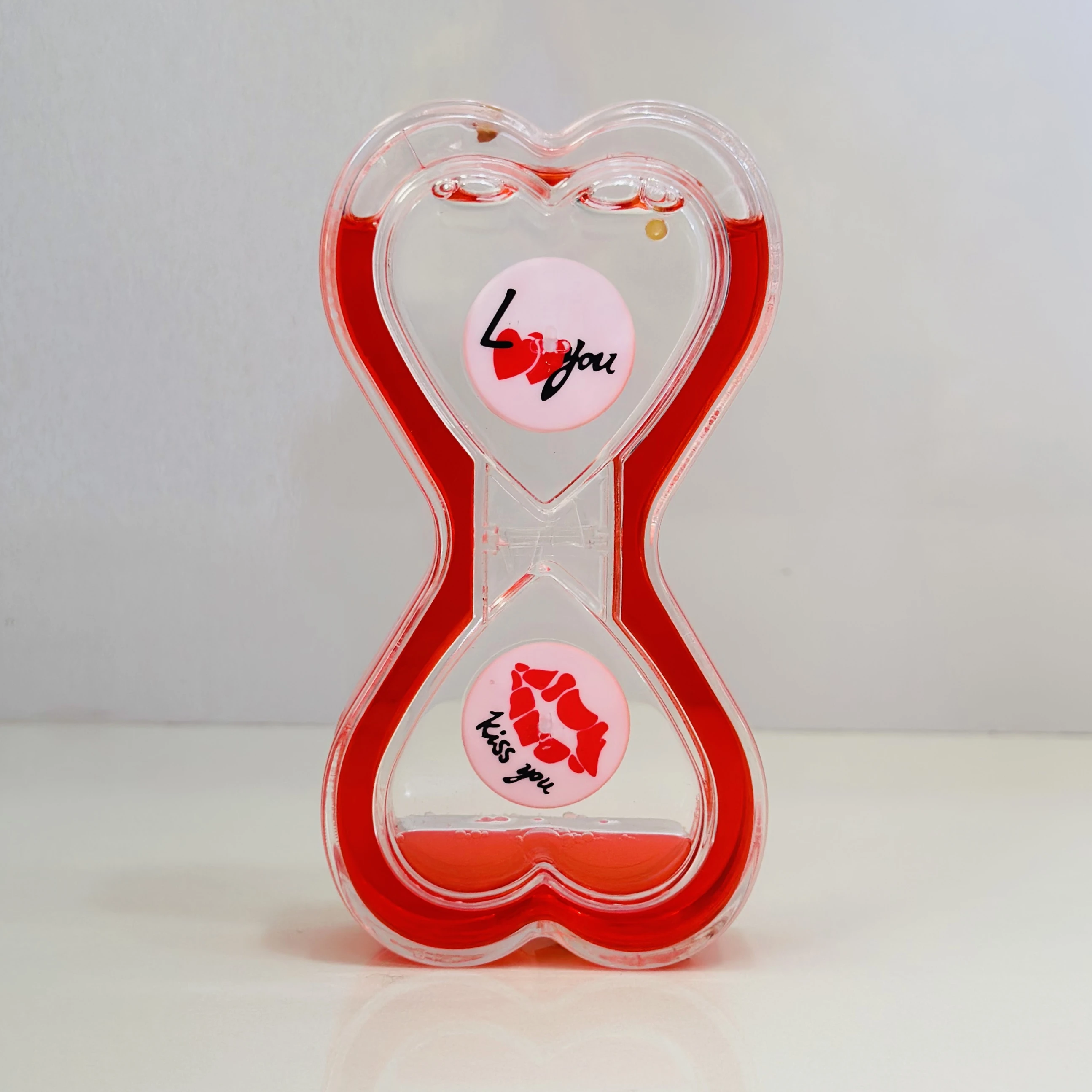 Decorative liquid hourglass(SKU-SU89VE)