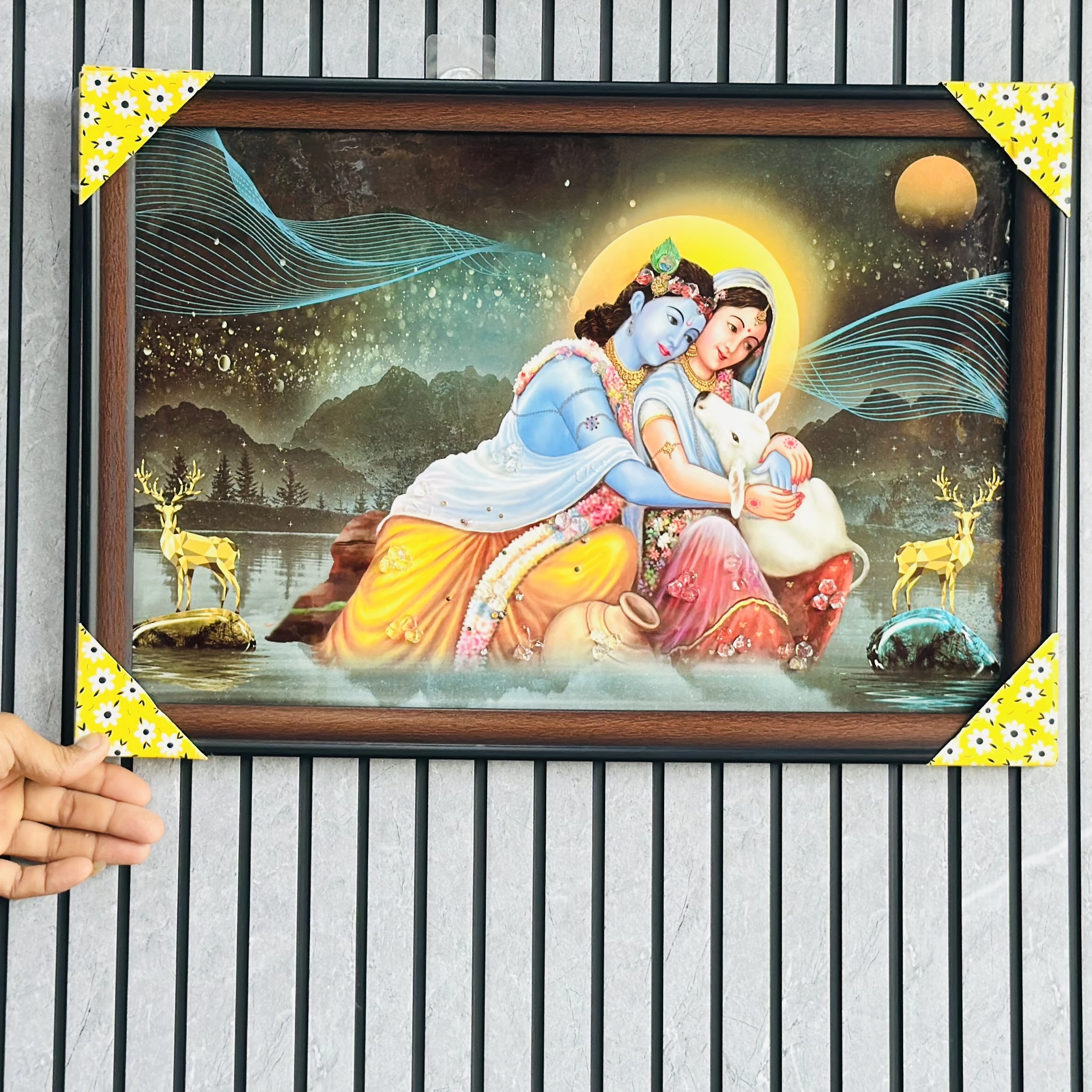 Radha Krishna frame (SKU-D3JY3F)