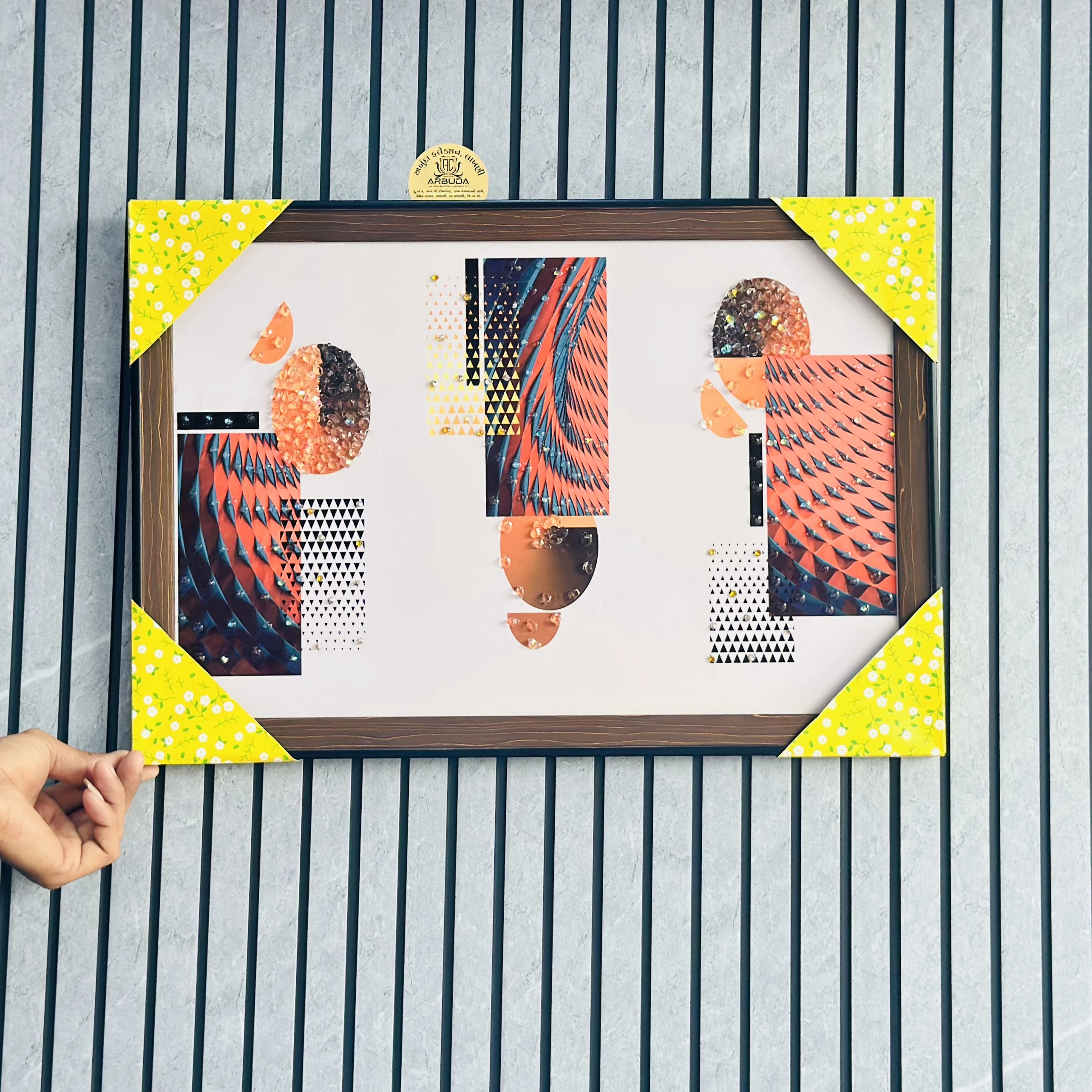 Mixed -Media artwork(SKU-OR4INC)