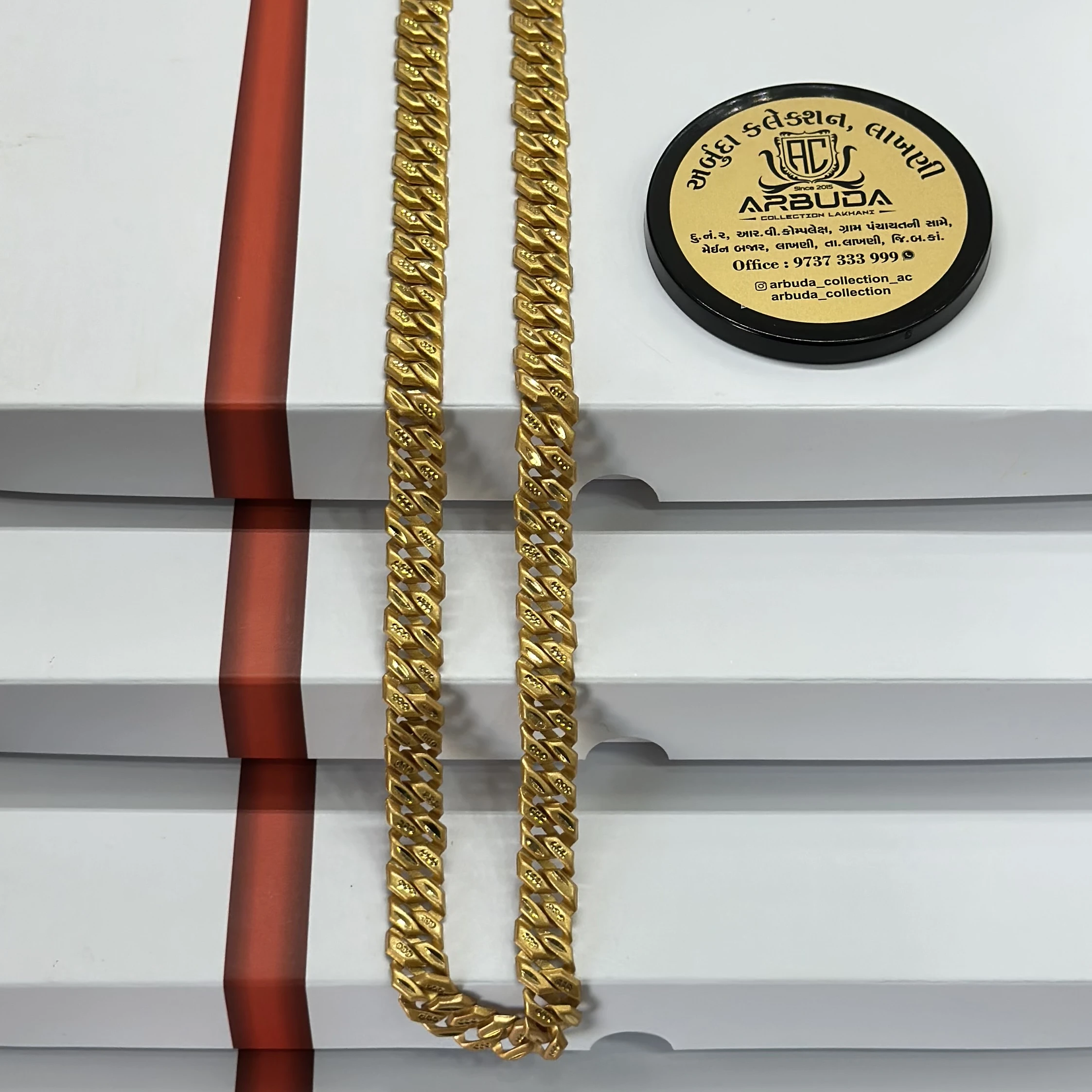 Gold plated design chain
