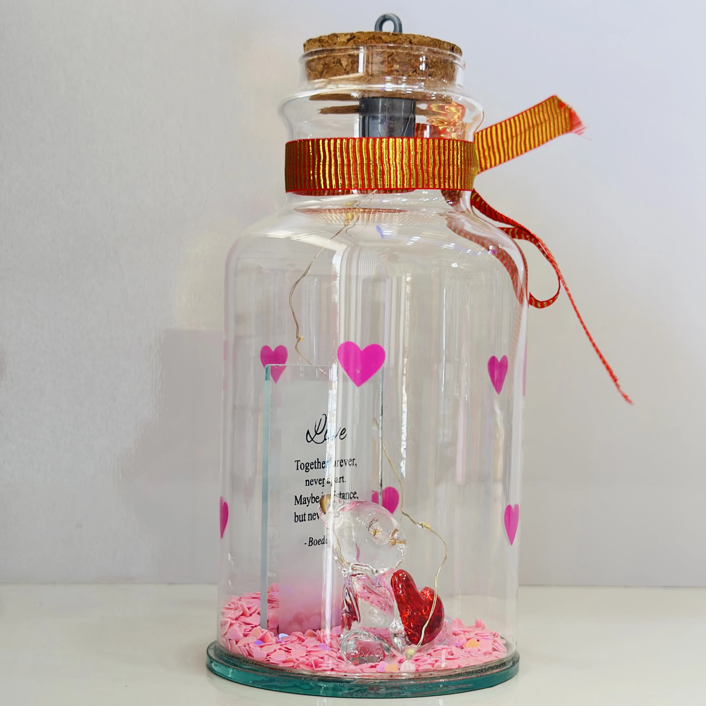 LED Love Message Jar or Bottle(SKU-0JC0CW)