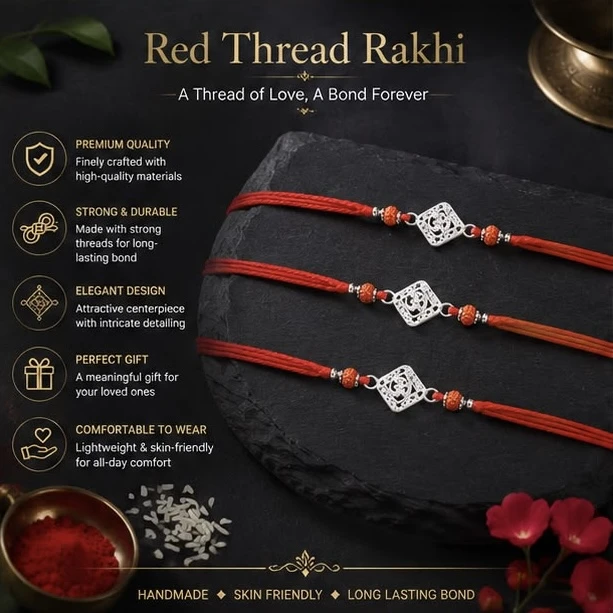 Red Thread Rakhis