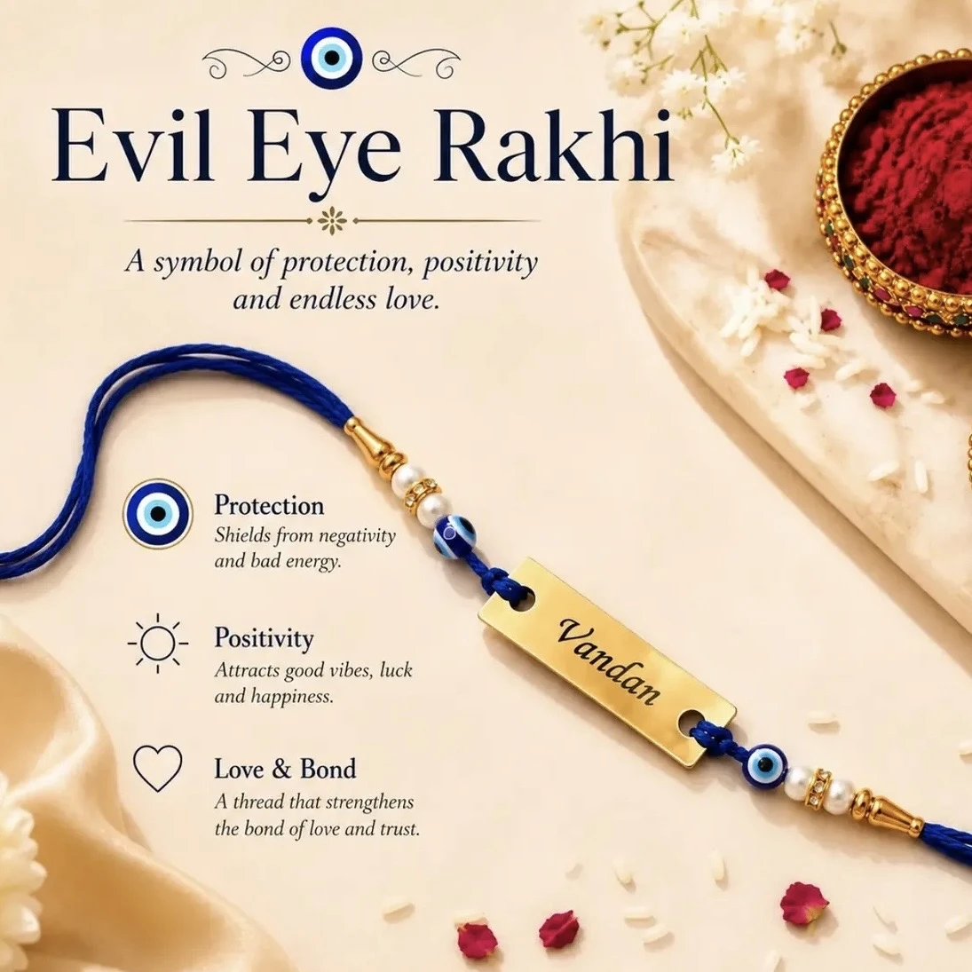 Customized Nam Rakhi