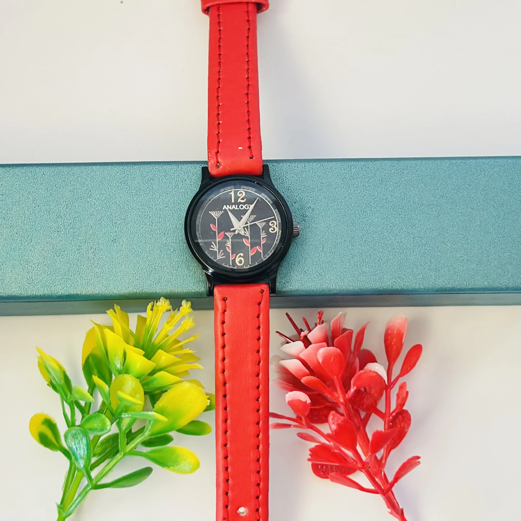 Red Analog Watch for Women