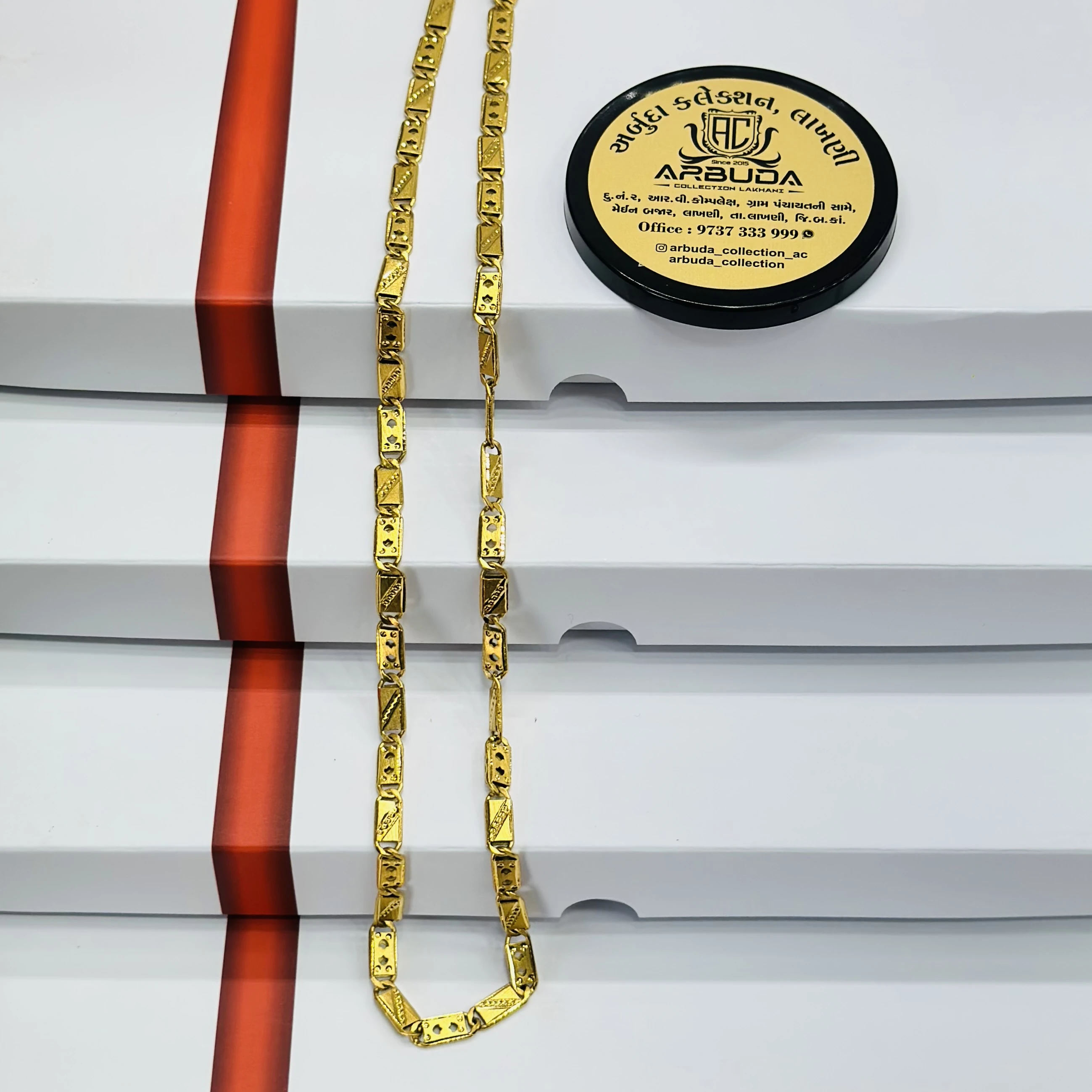 Gold plated design chain