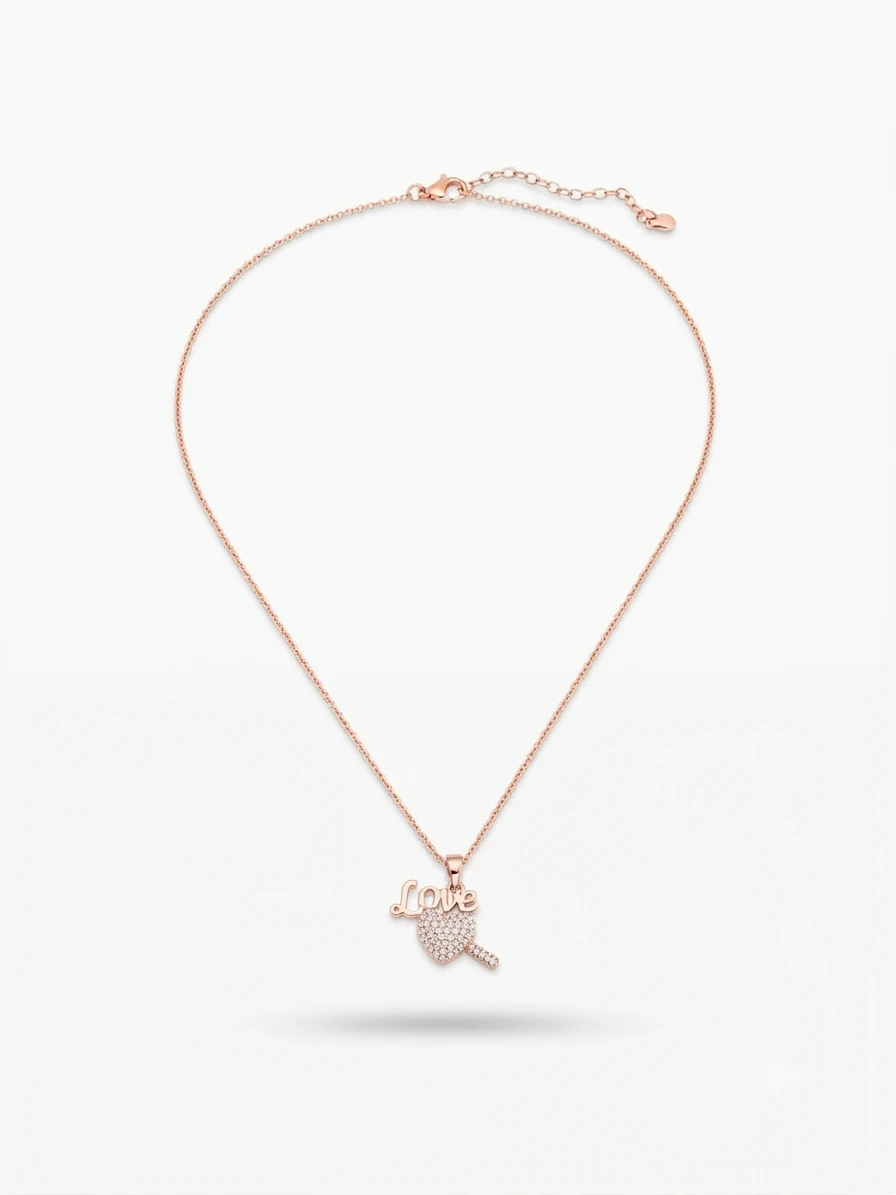Salty accessories Haley studded heart necklace