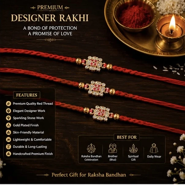 premium designer rakhis