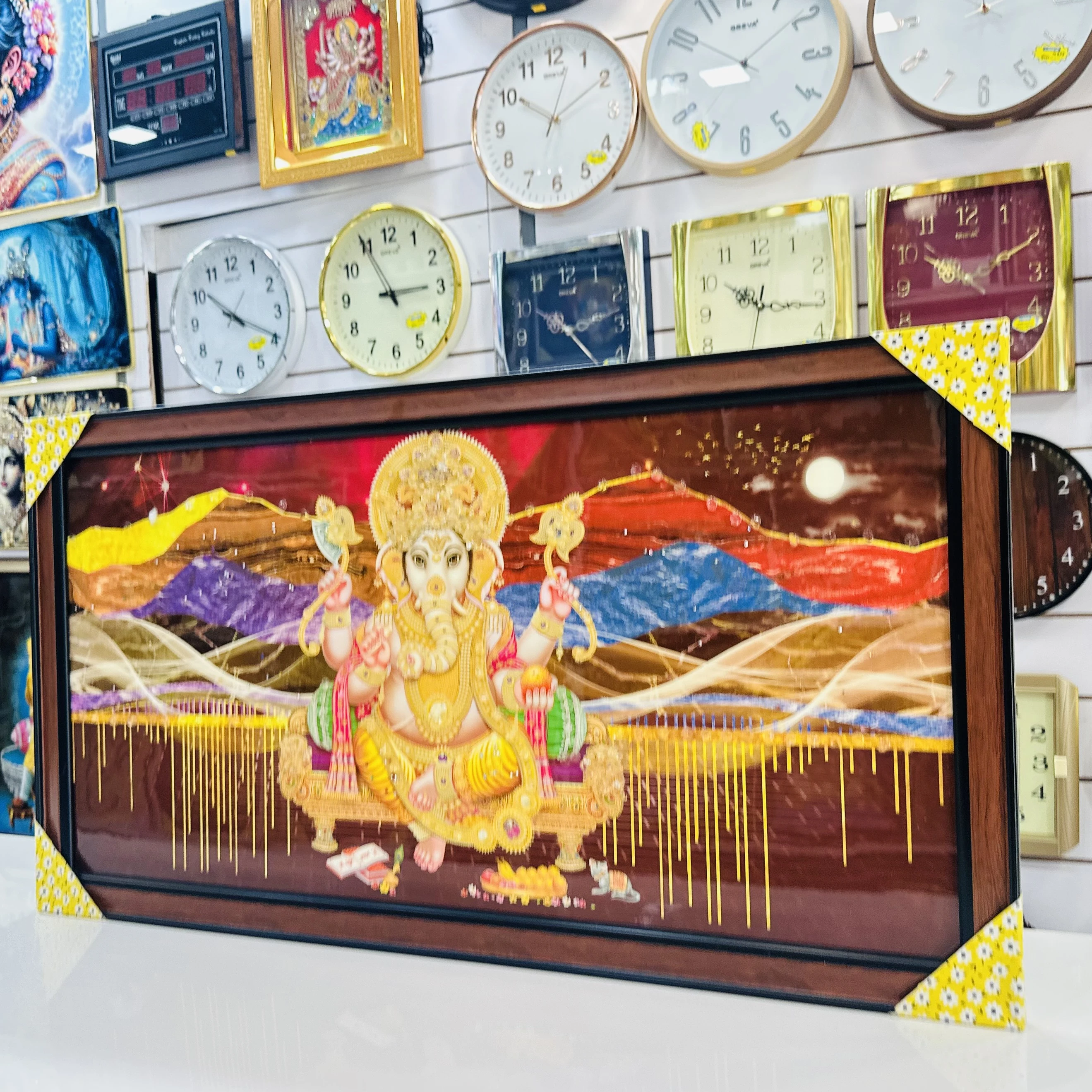 Ganpati bapa Frame (SKU-3WA484)